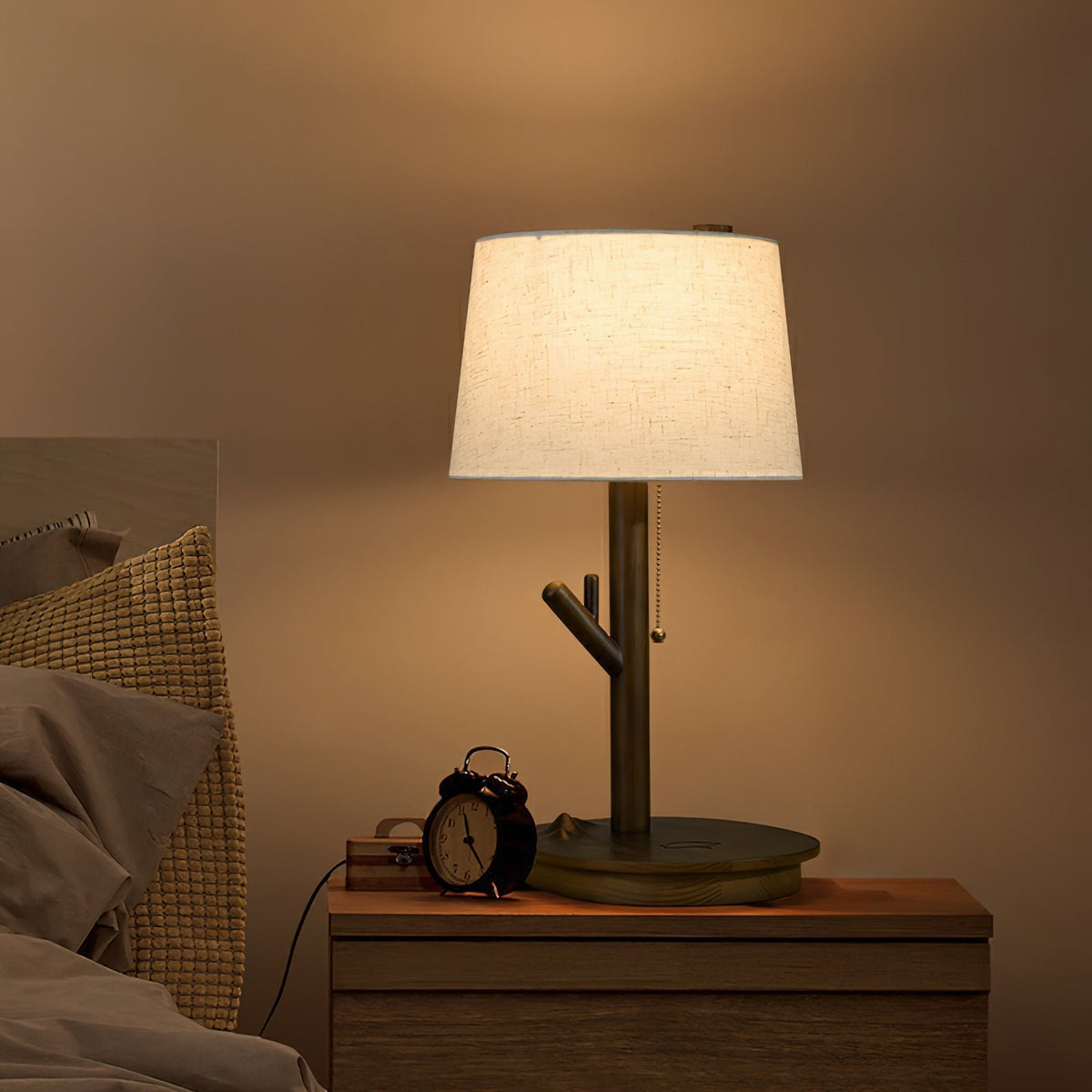 Branch Rustic Wood Table Lamp