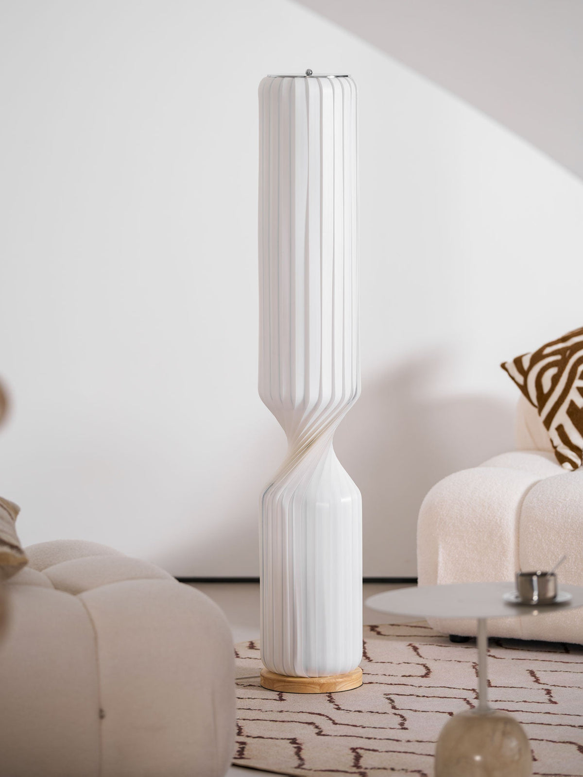 Oraeoril Modern PVC Floor Lamp
