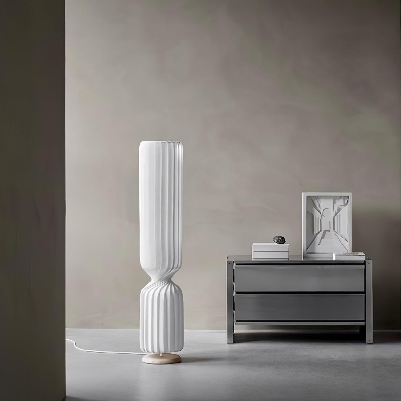 Oraeoril Modern PVC Floor Lamp