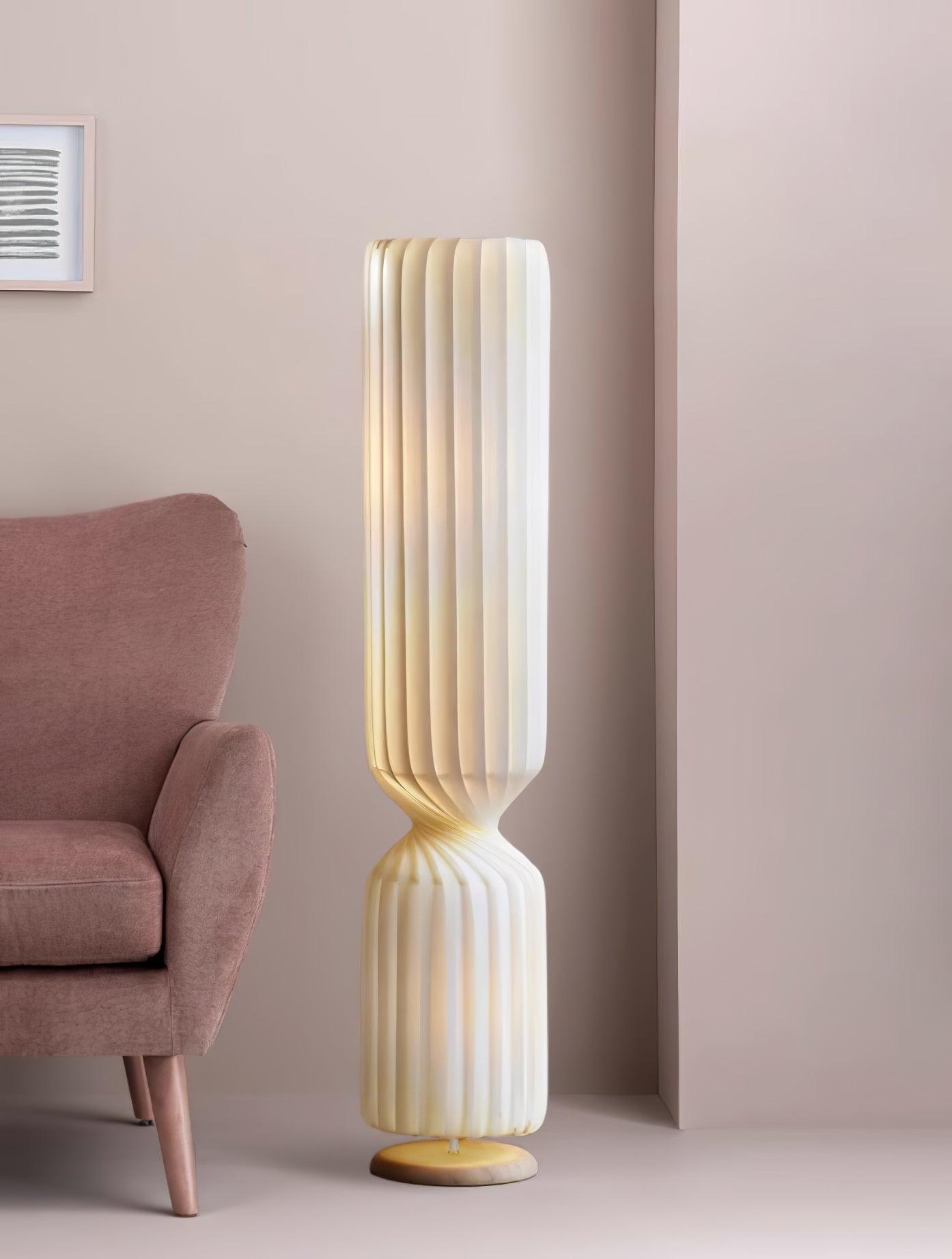 Oraeoril Modern PVC Floor Lamp