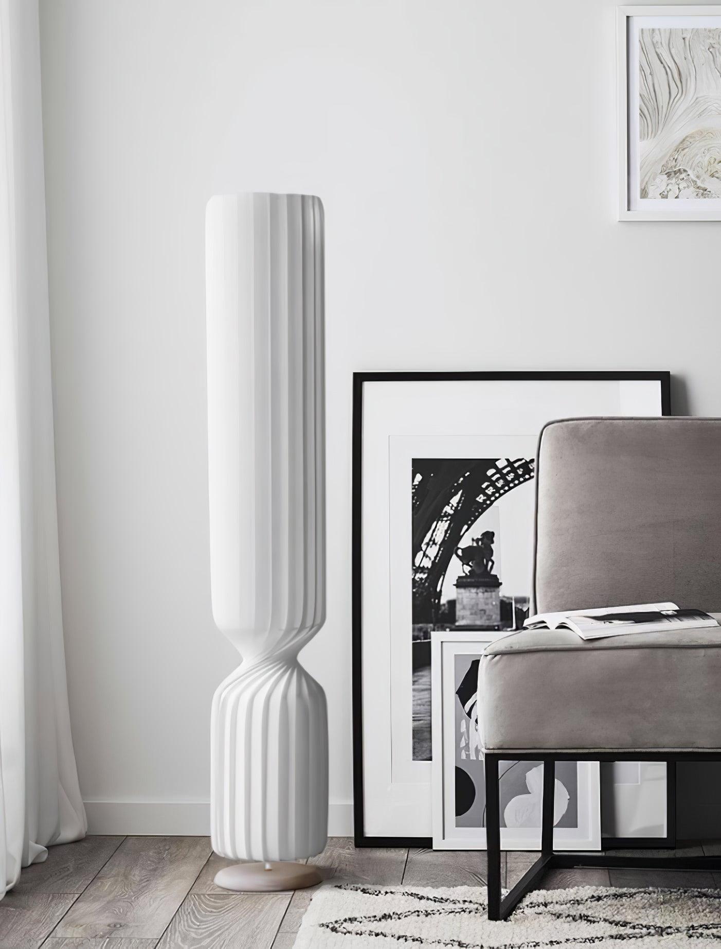 Oraeoril Modern PVC Floor Lamp