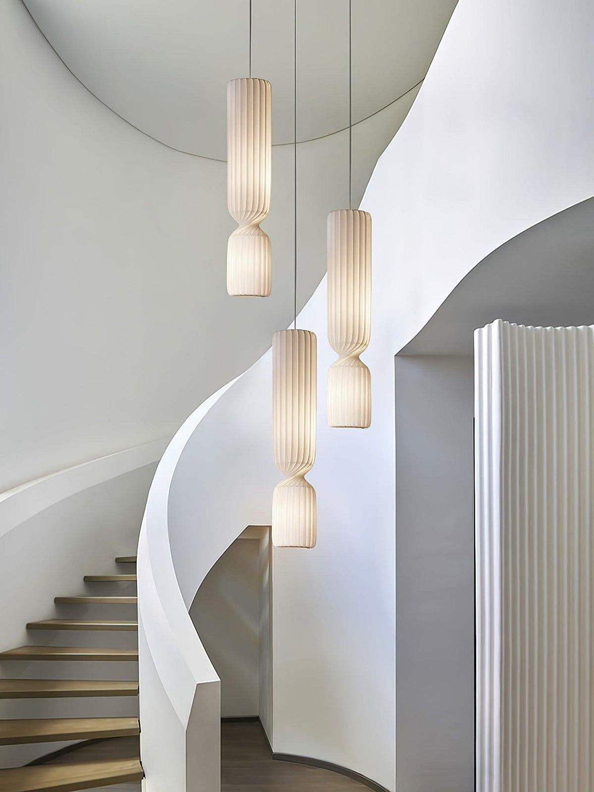 Twist Minimalist PVC Pendant Lamp