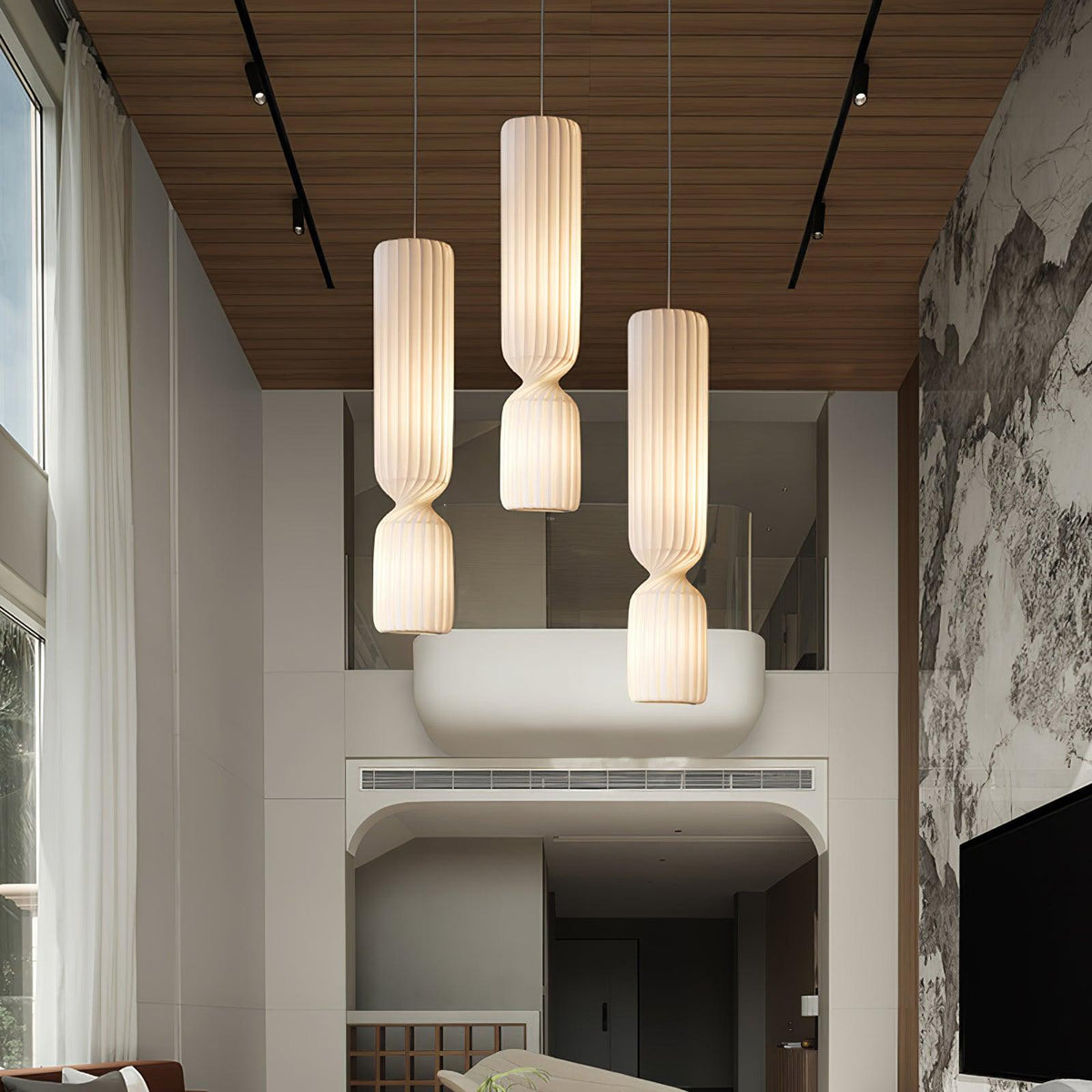 Twist Minimalist PVC Pendant Lamp