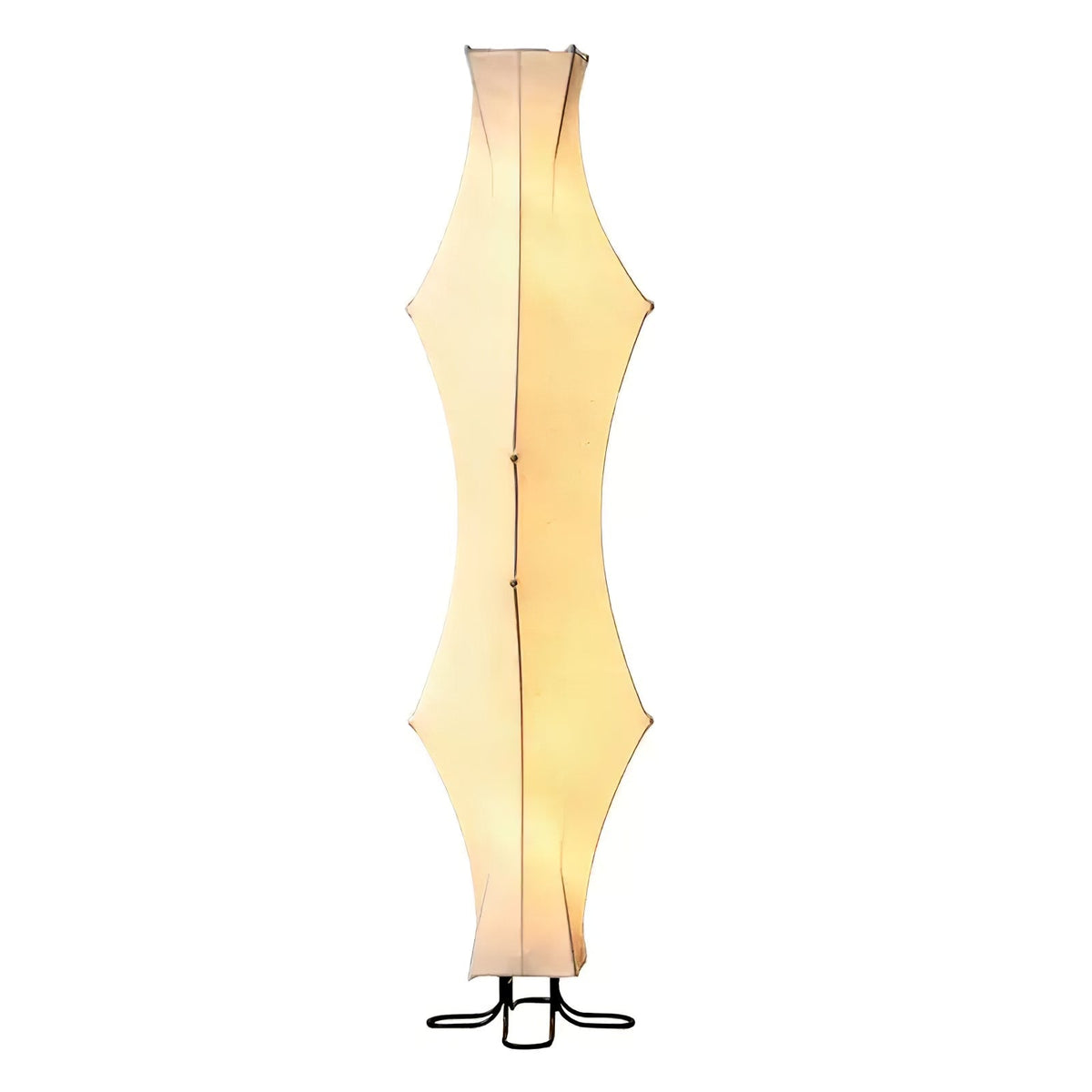 Vela Twist Silk Floor Lamp