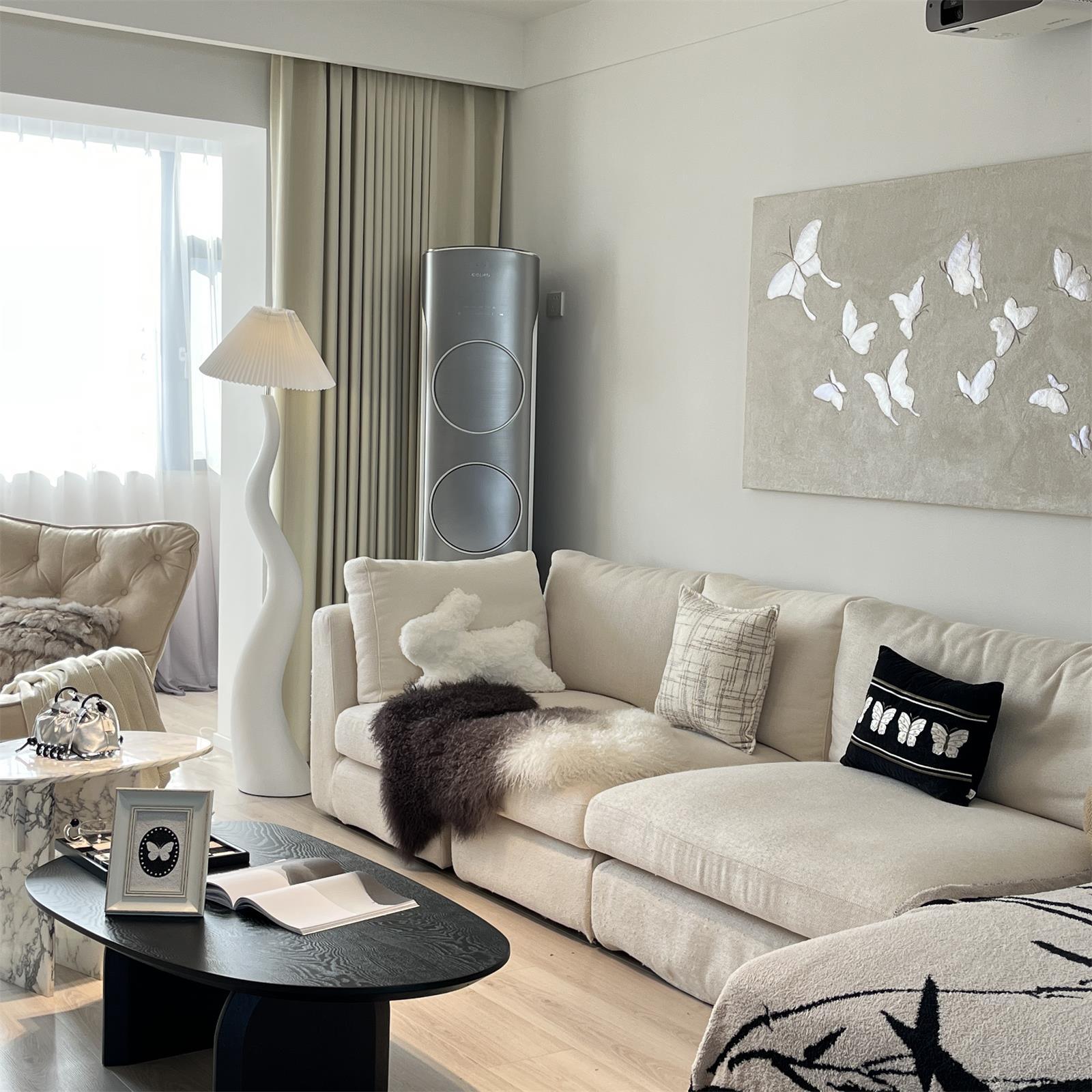 Bexyn Resin Fabric Floor Lamp