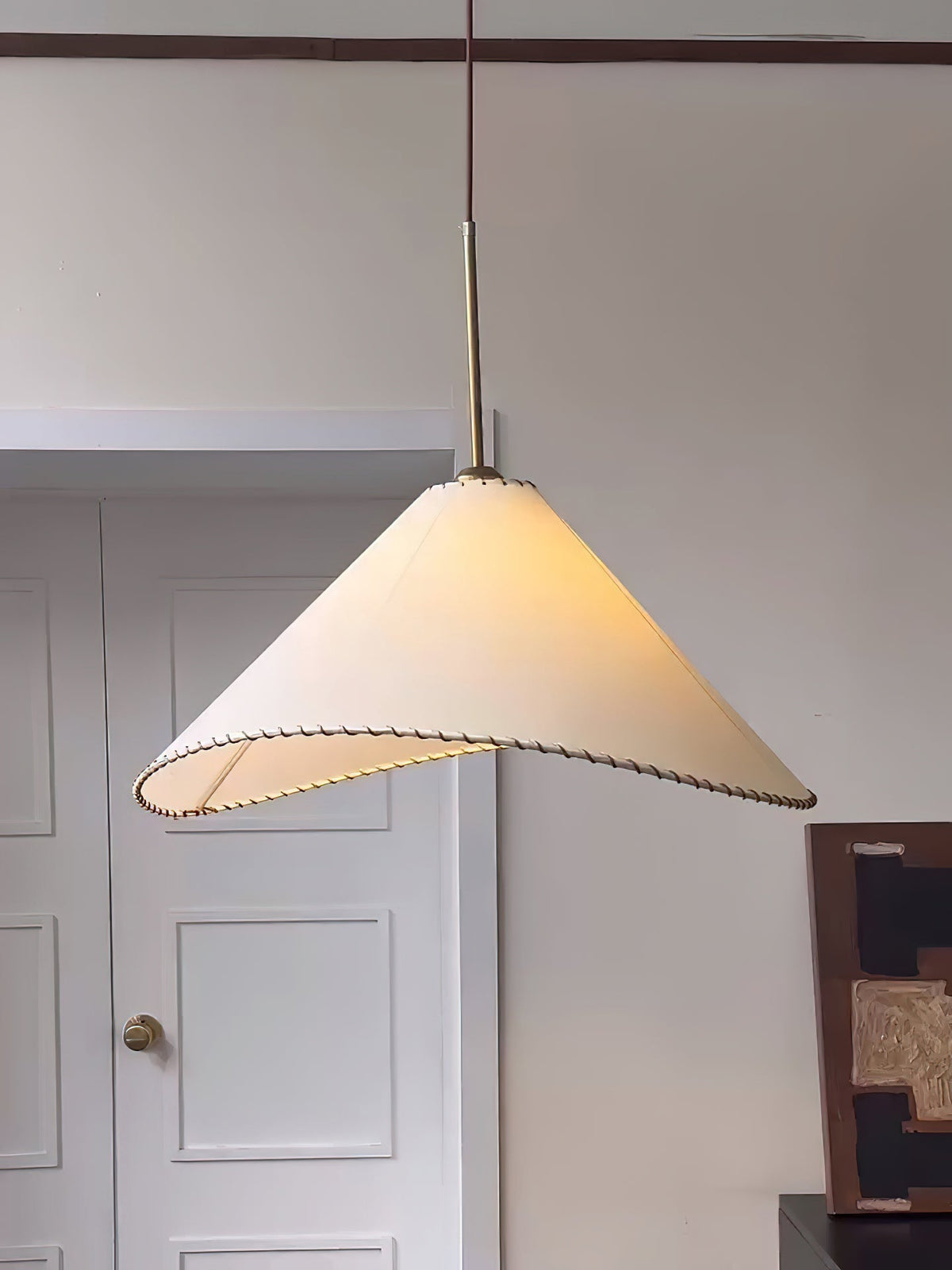 Aursoreth Nordic Twisted Shade Fabric Pendant Lamp