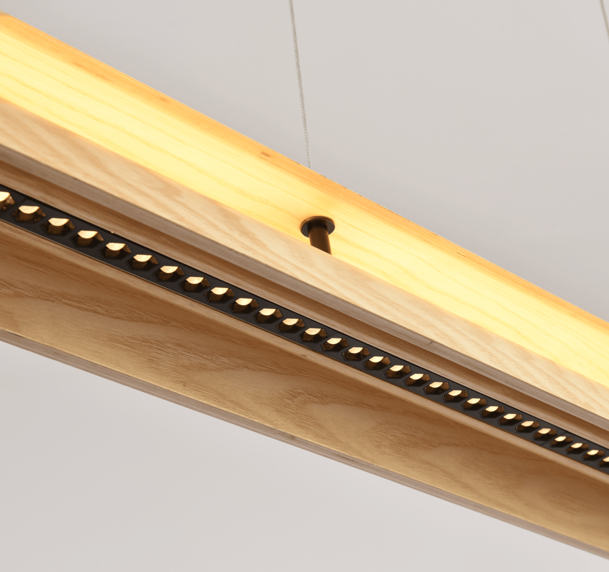 Lignelle Wood Linear Pendant Light