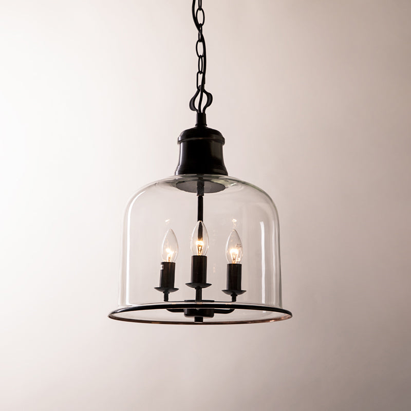 Sysolion Vintage Elegance Glass Pendant Lamp - Neutral Decor
