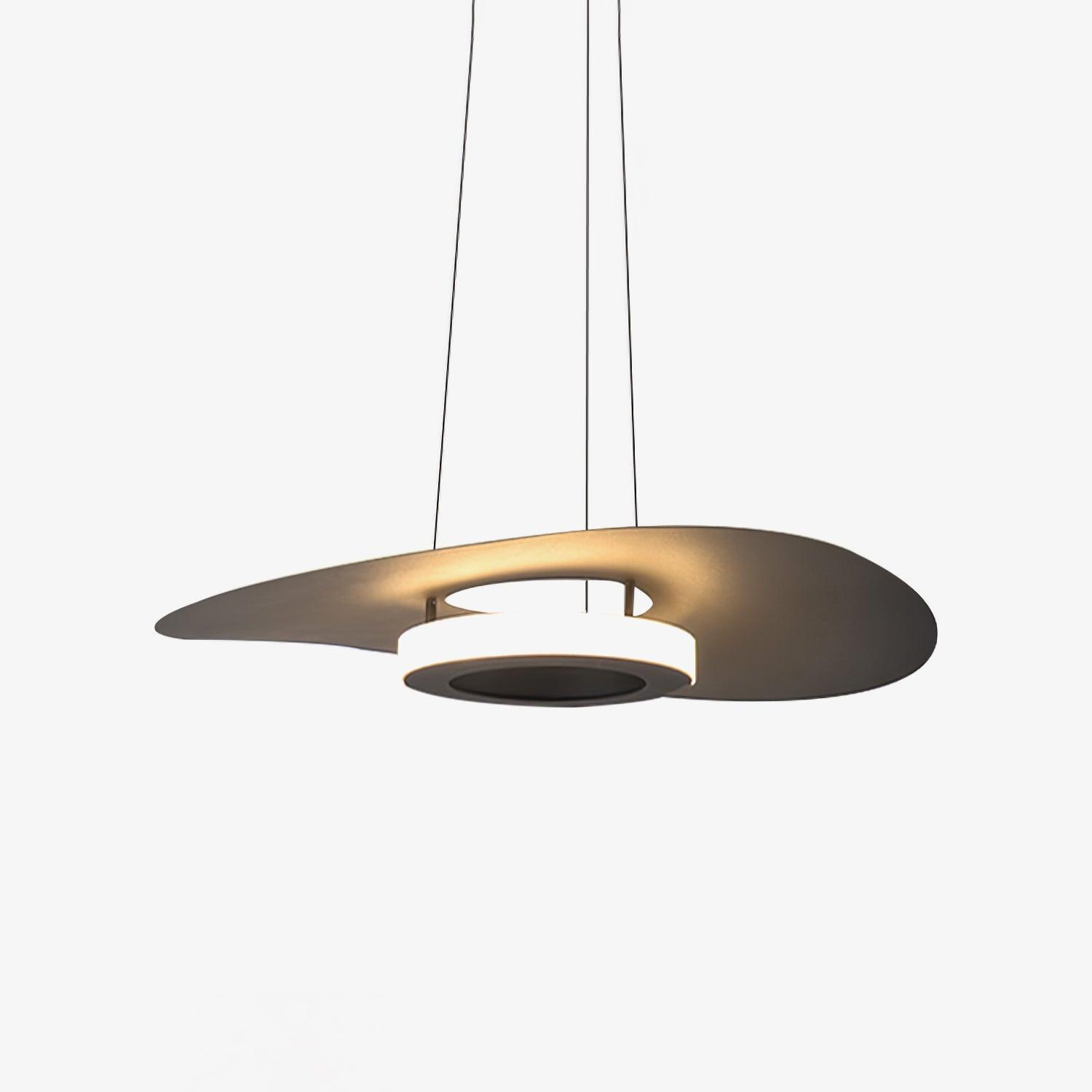 Woka Pendant Lamp Aluminum UFO Ring Minimalist