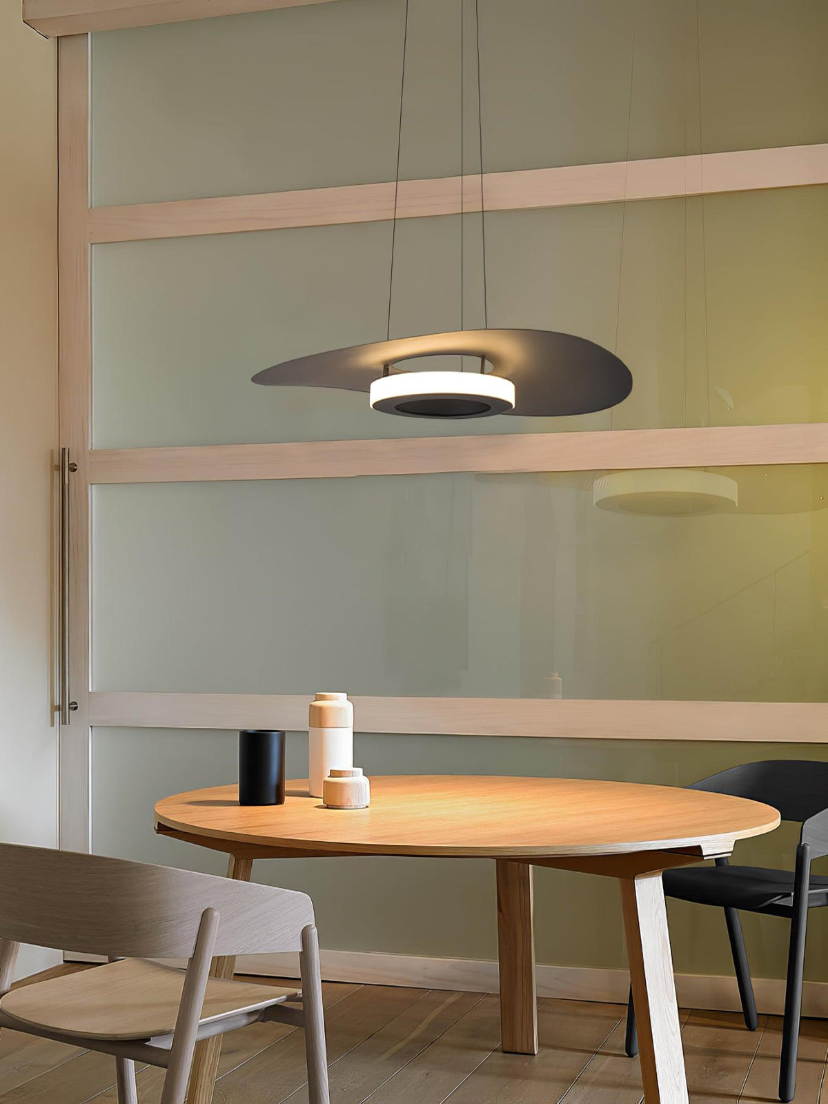 Woka Pendant Lamp Aluminum UFO Ring Minimalist