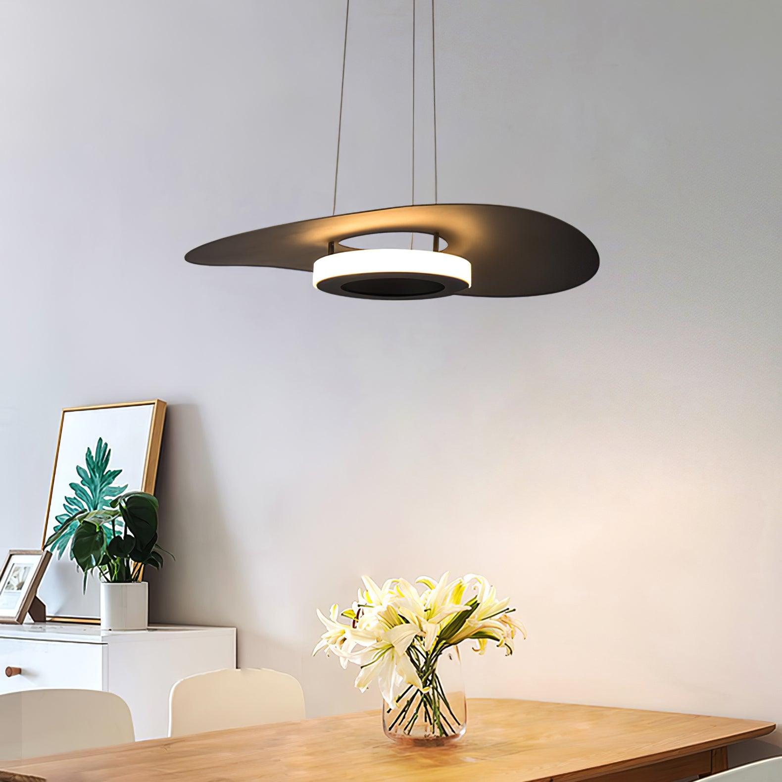 Woka Pendant Lamp Aluminum UFO Ring Minimalist