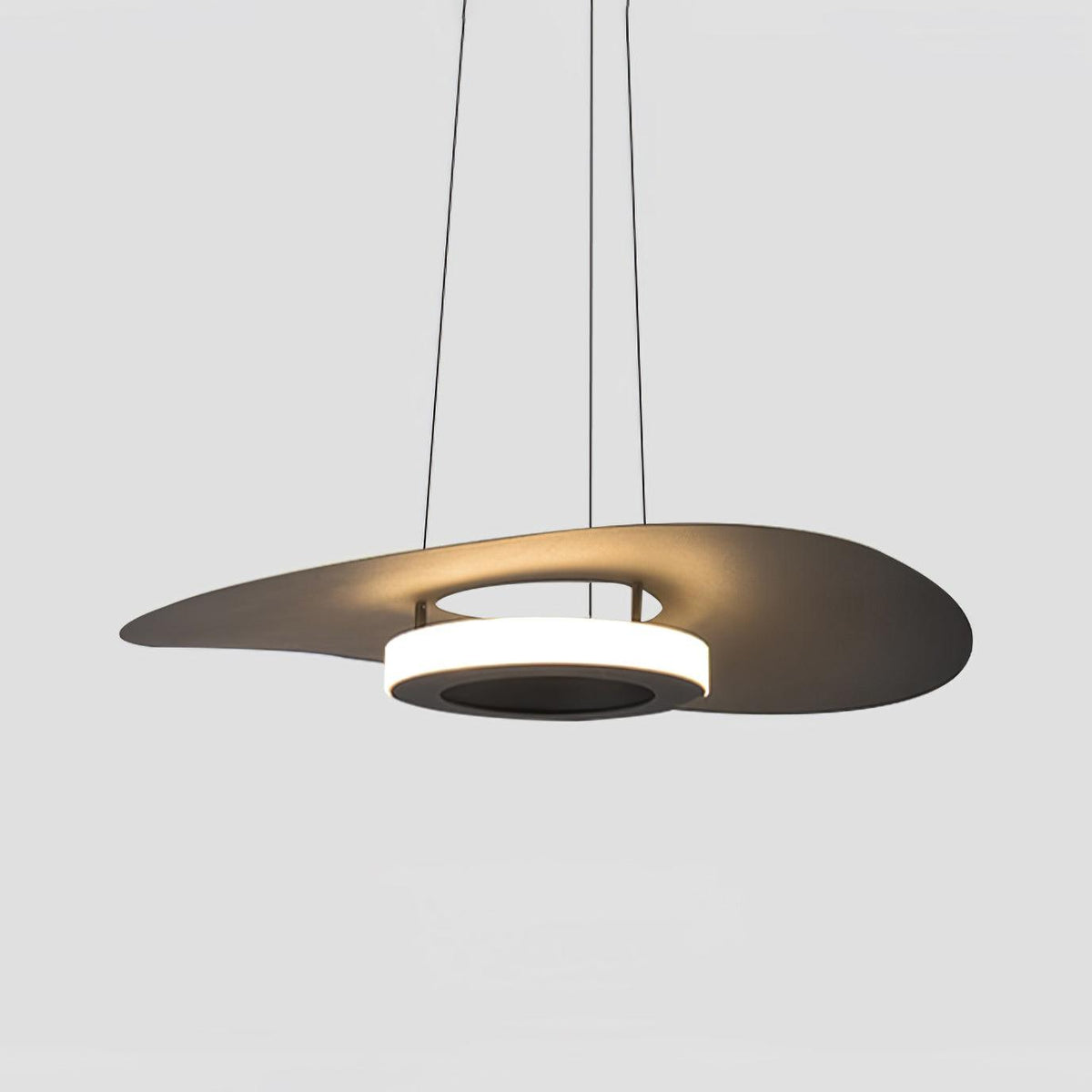 Woka Pendant Lamp Aluminum UFO Ring Minimalist