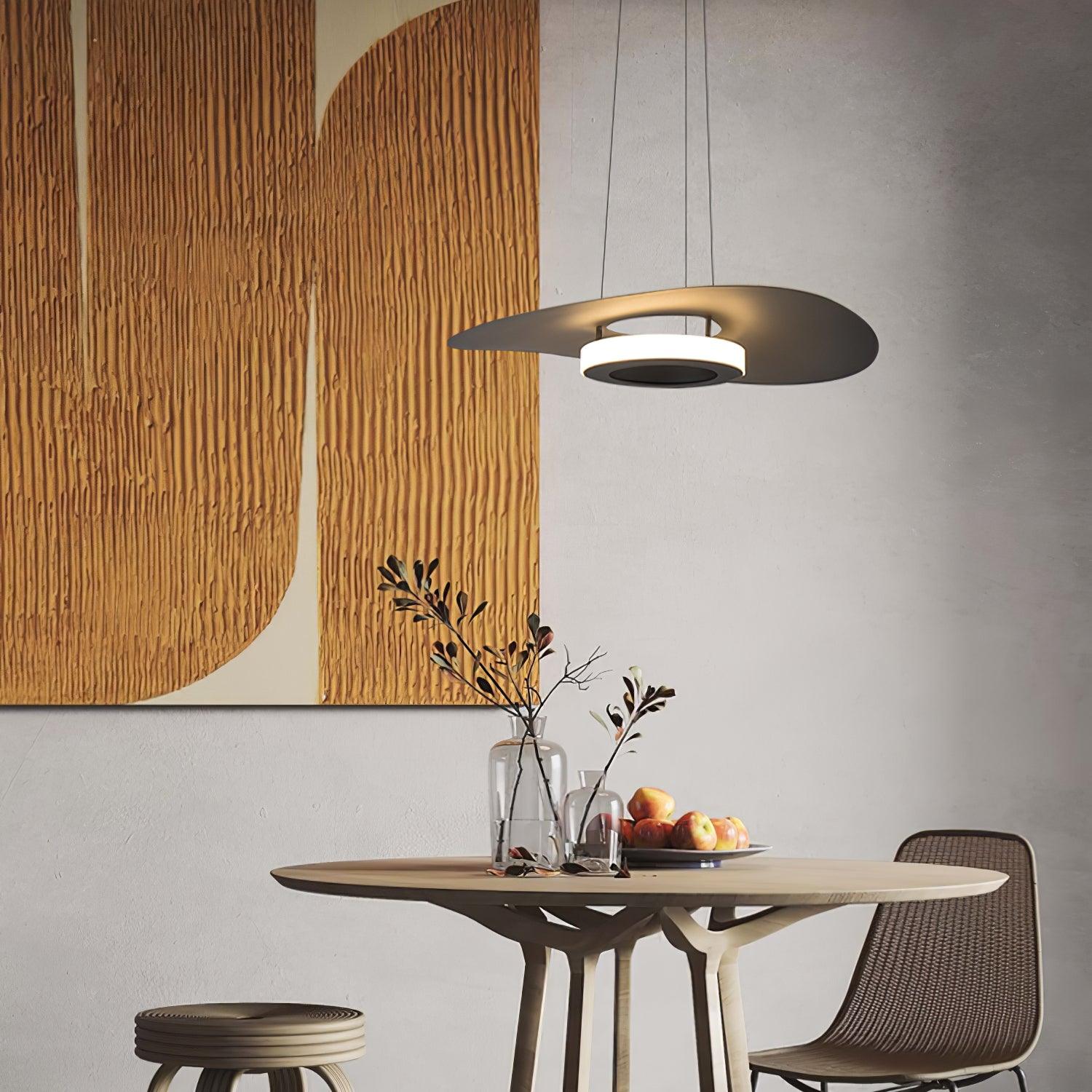 Woka Pendant Lamp Aluminum UFO Ring Minimalist