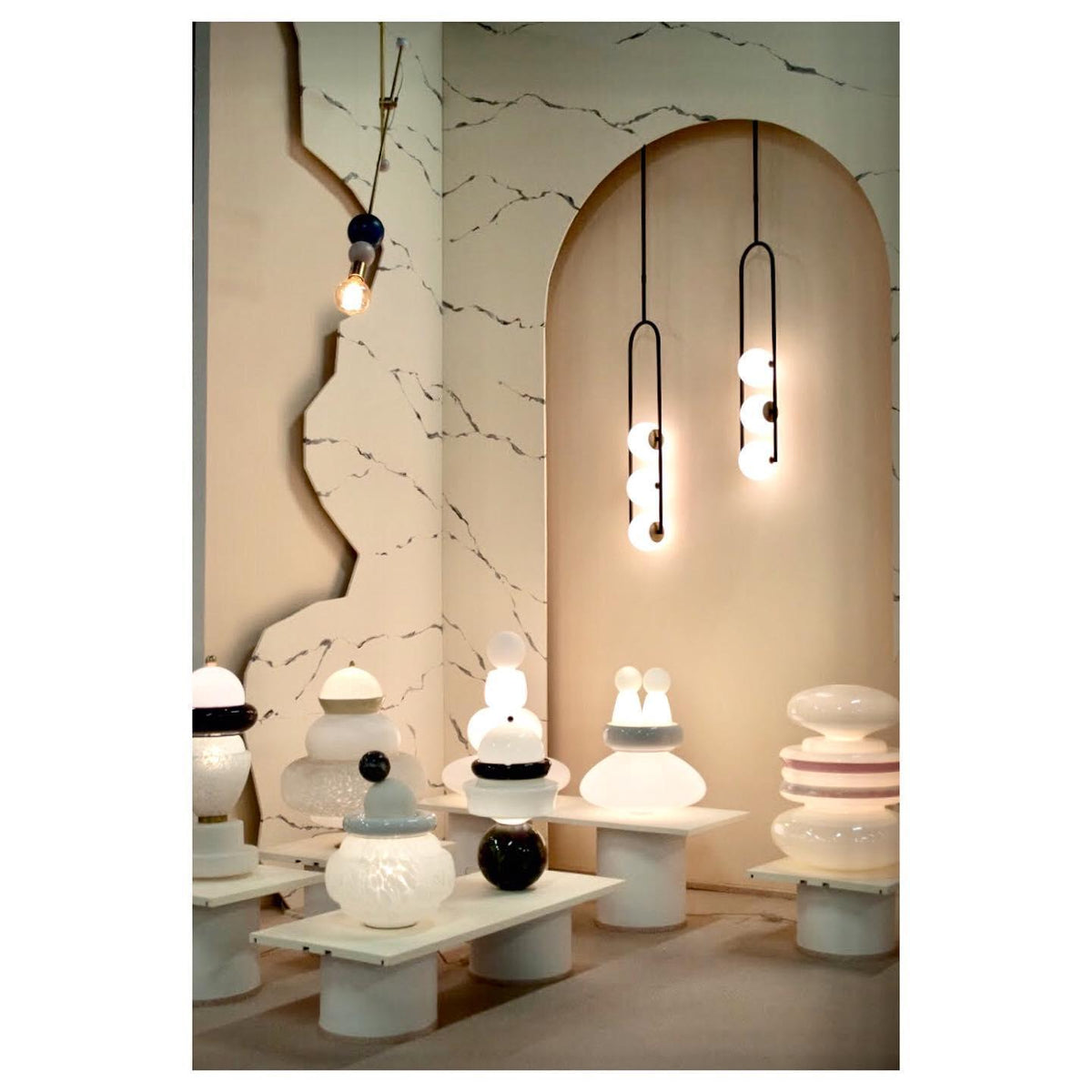Evelaris Modern Minimalist Nordic Art Glass Pendant Lamp