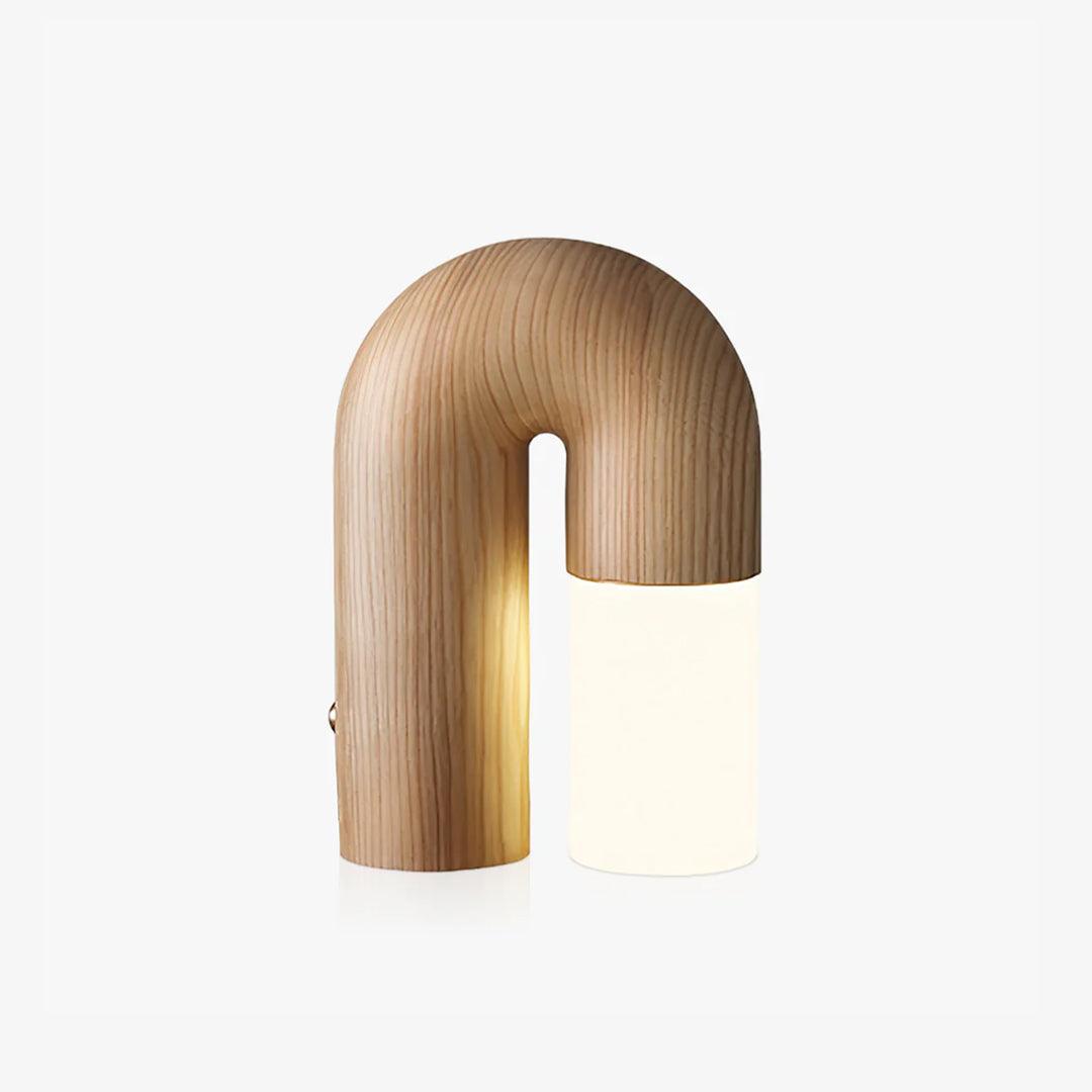 Arch Fashion Wood Table Lamp