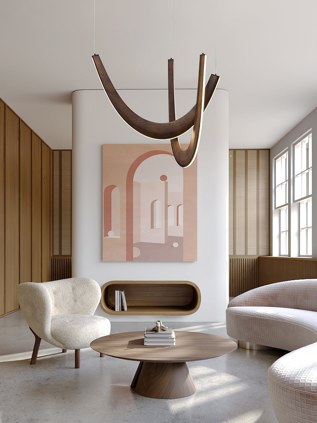 Aldaaine Wooden Pendant Lamp