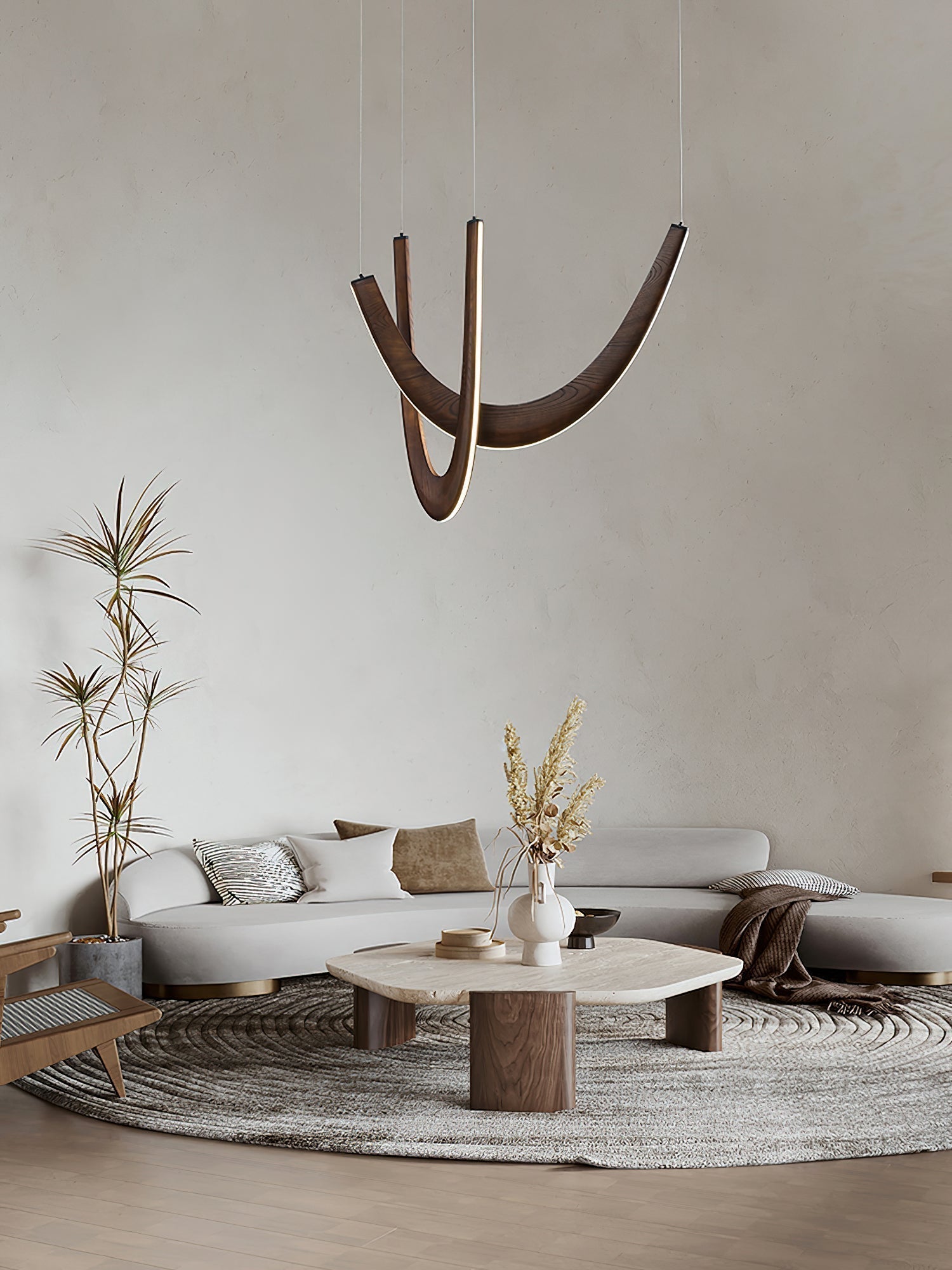 Aldaaine Wooden Pendant Lamp