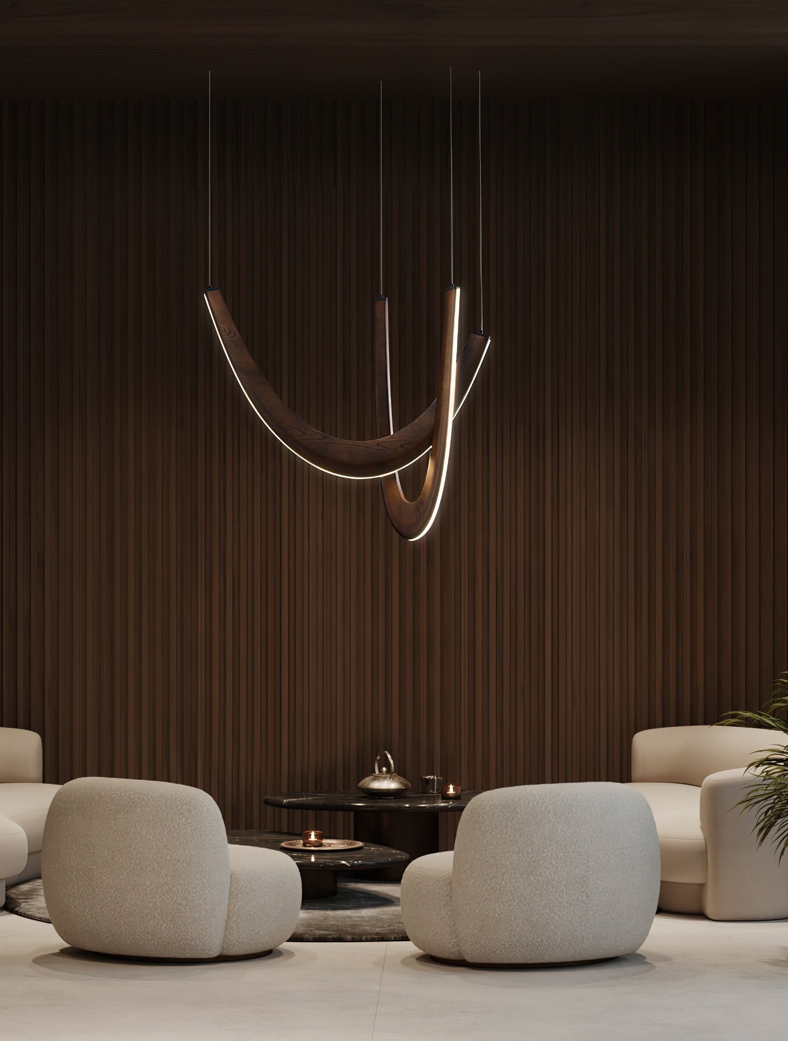 Aldaaine Wooden Pendant Lamp
