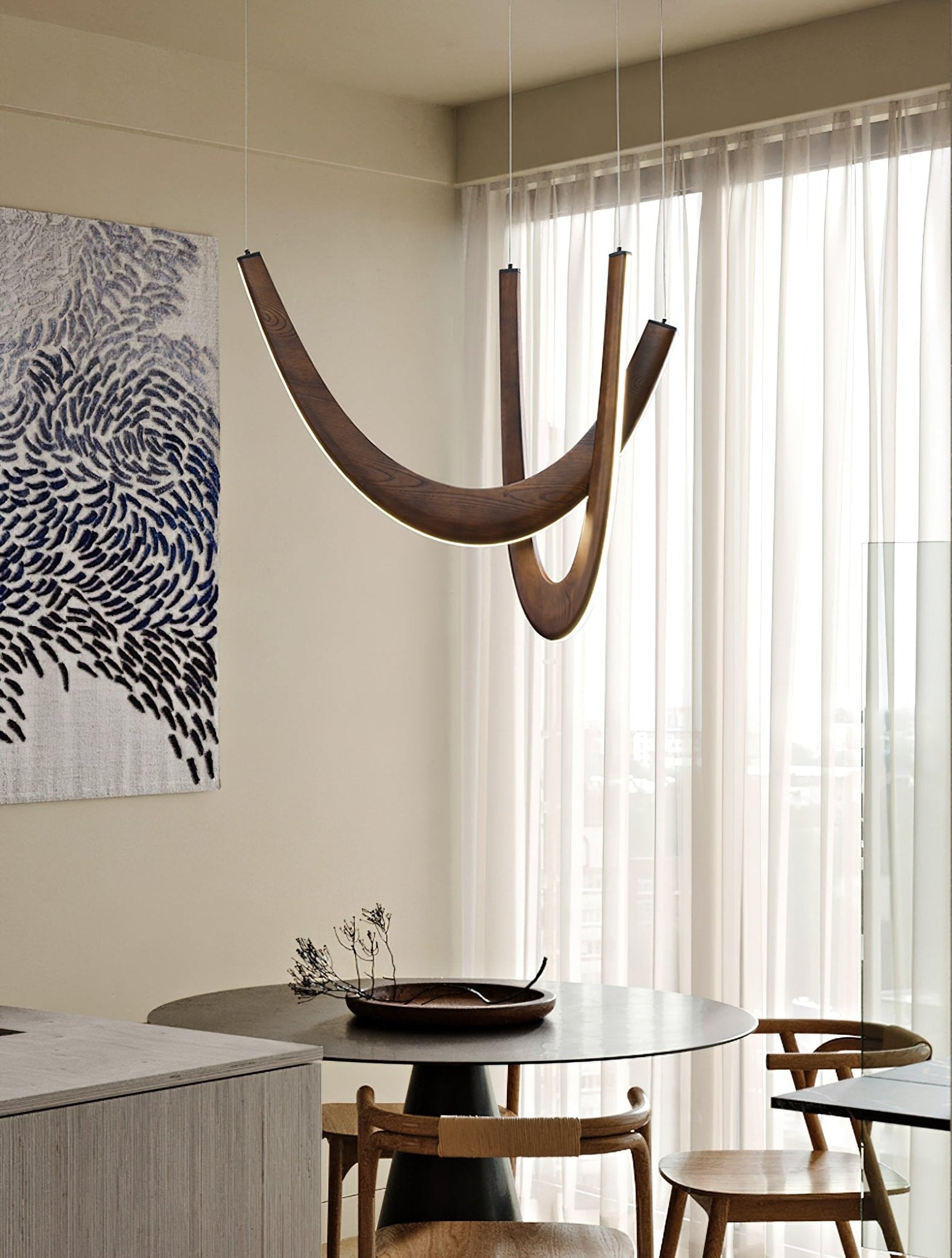 Aldaaine Wooden Pendant Lamp