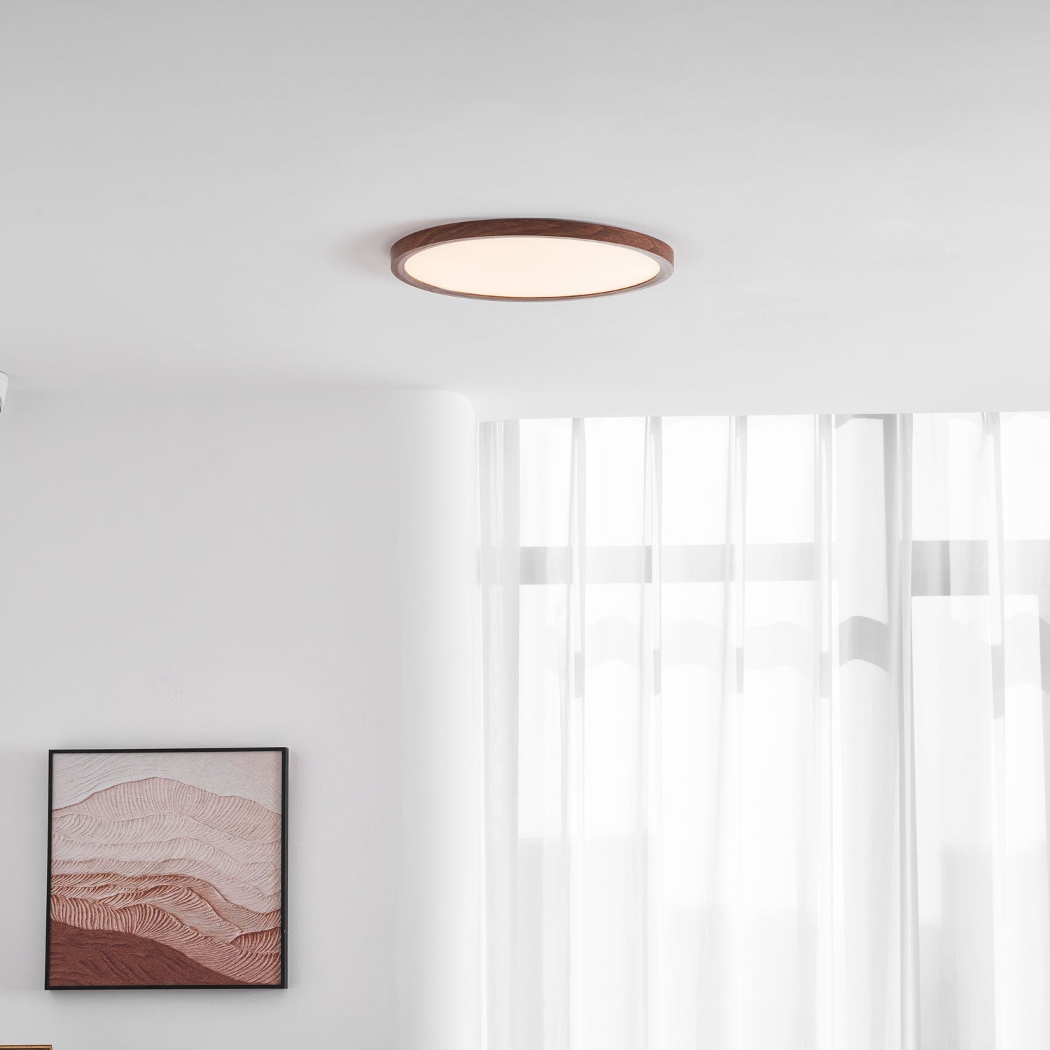 Roseborne Ultrathin Round Flush Mount Ceiling Light