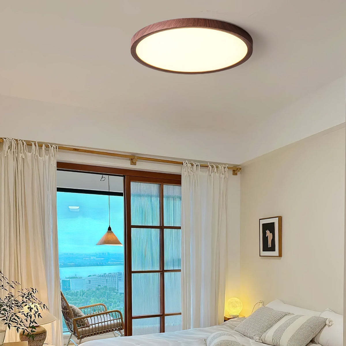Roseborne Ultrathin Round Flush Mount Ceiling Light