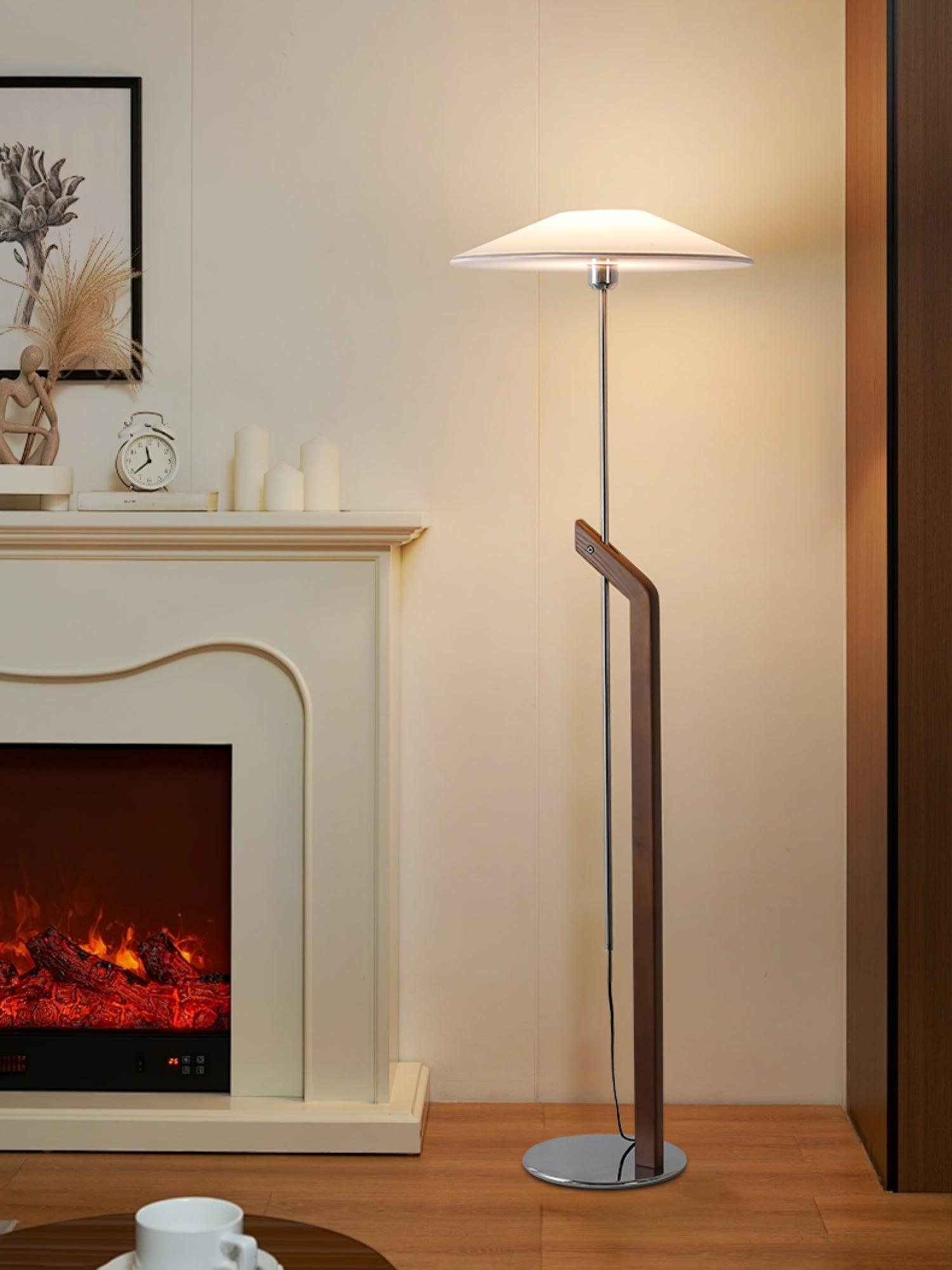 Lumorine Modern Umbrella Floor Lamp