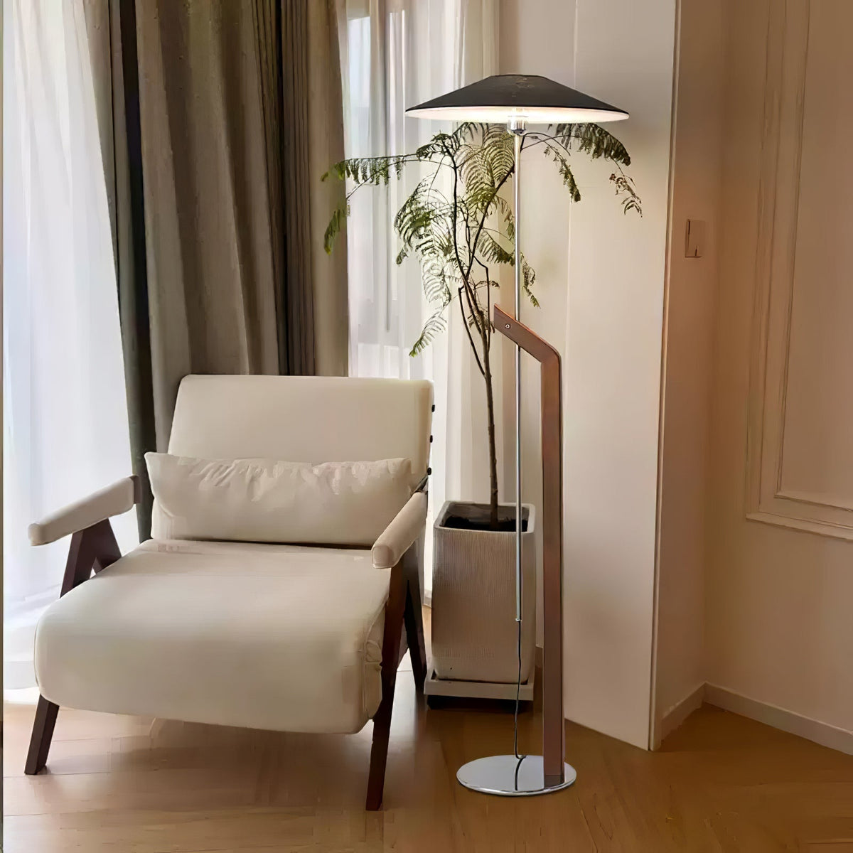 Lumorine Modern Umbrella Floor Lamp