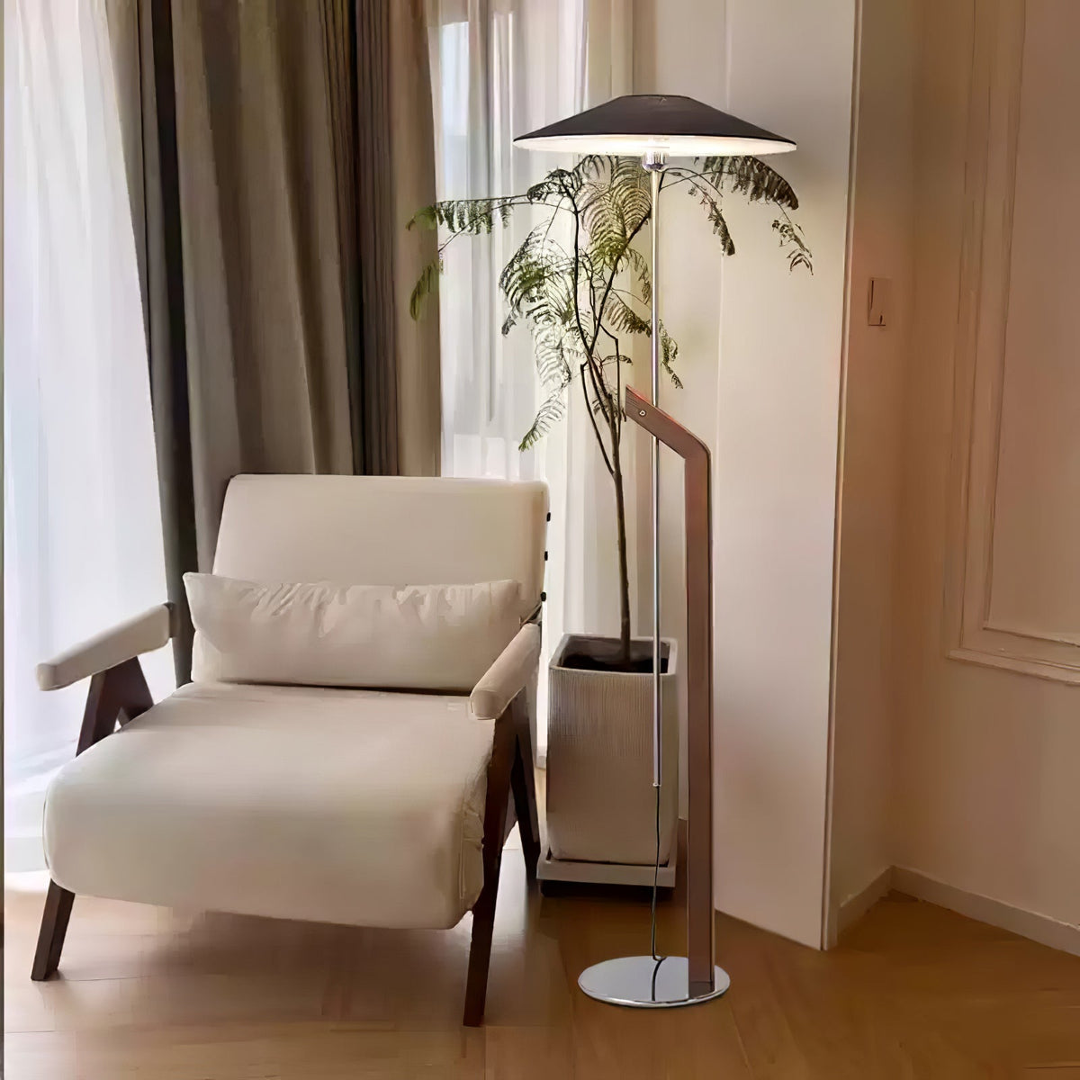 Lumorine Modern Umbrella Floor Lamp
