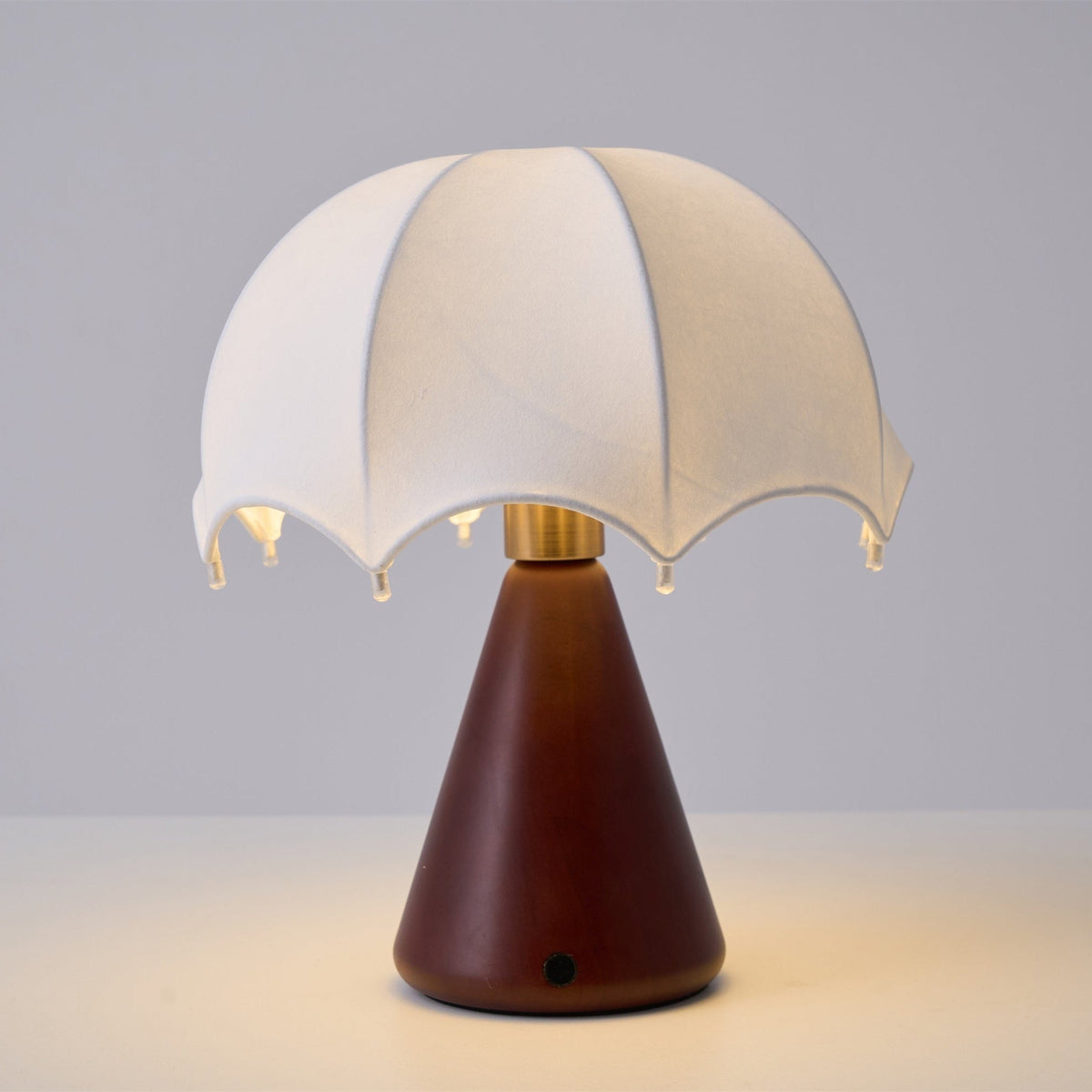 Parasol Wooden Table Lamp