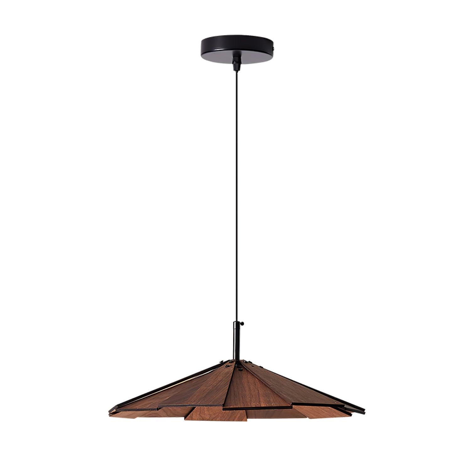 Woodura Umbrella Wooden Pendant Light