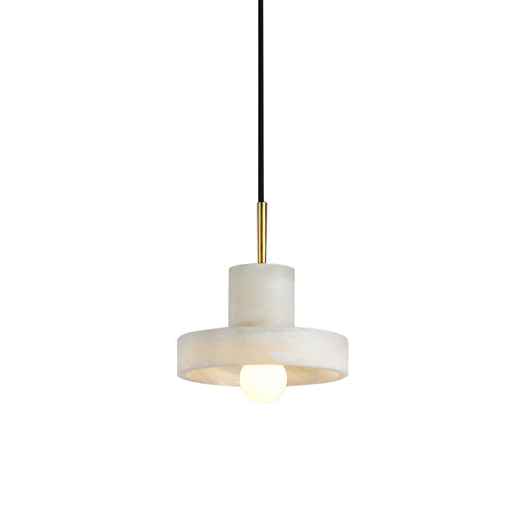 Maren Pendant Lamp Alabaster Hat-Shape