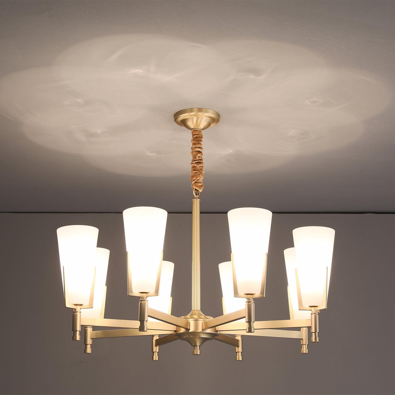 Gleam Luxury Brass Chandelier
