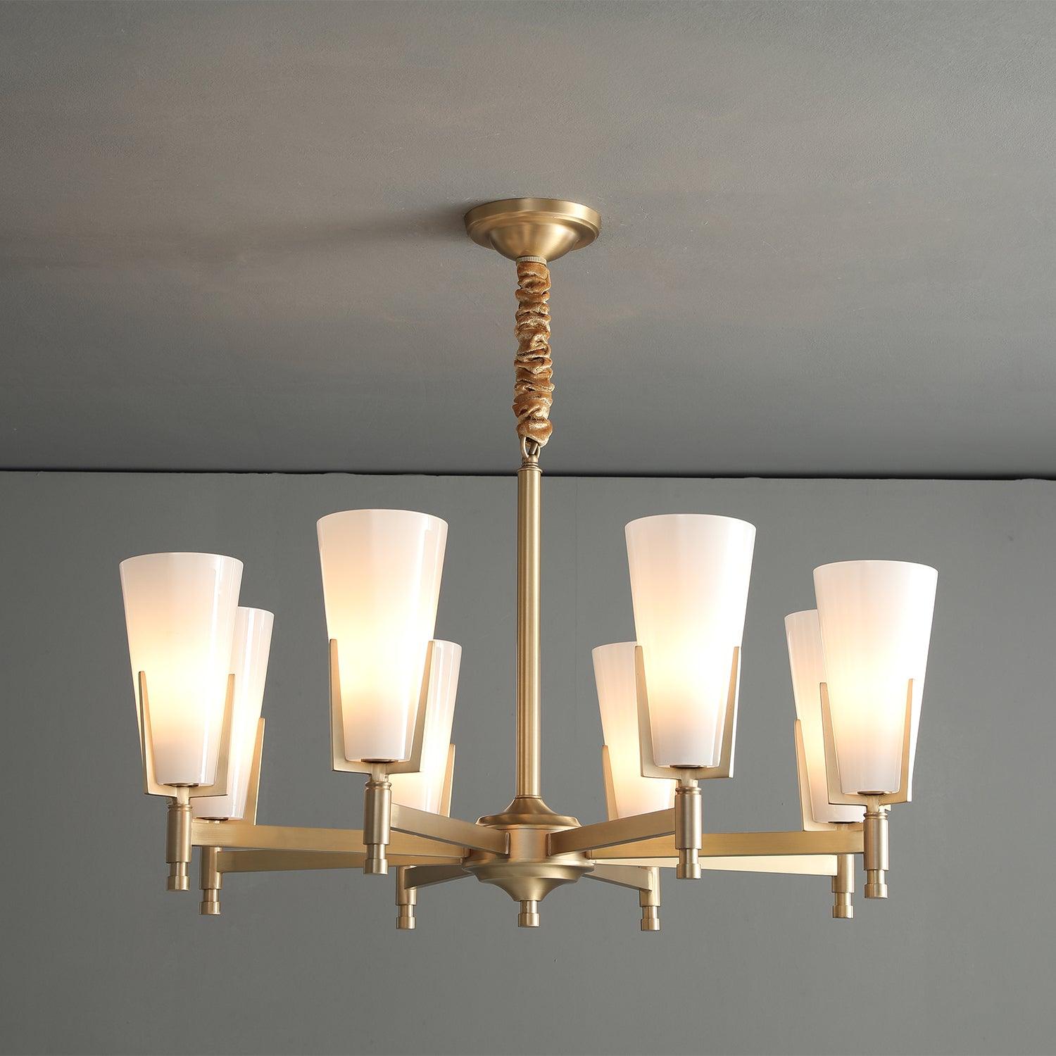Gleam Luxury Brass Chandelier