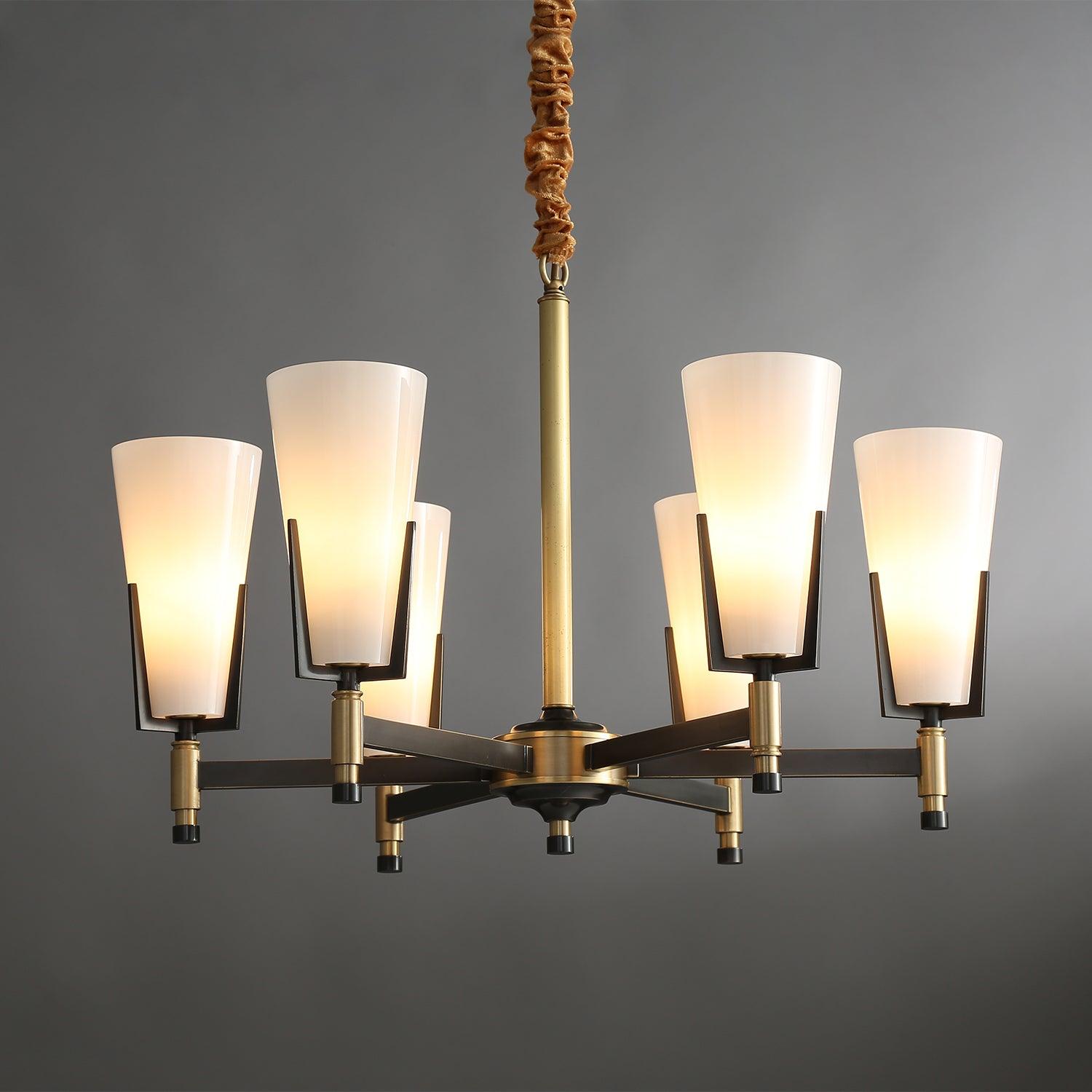 Gleam Luxury Brass Chandelier