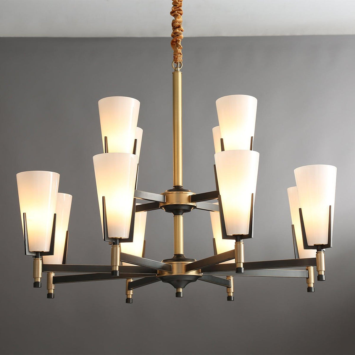 Gleam Luxury Brass Chandelier