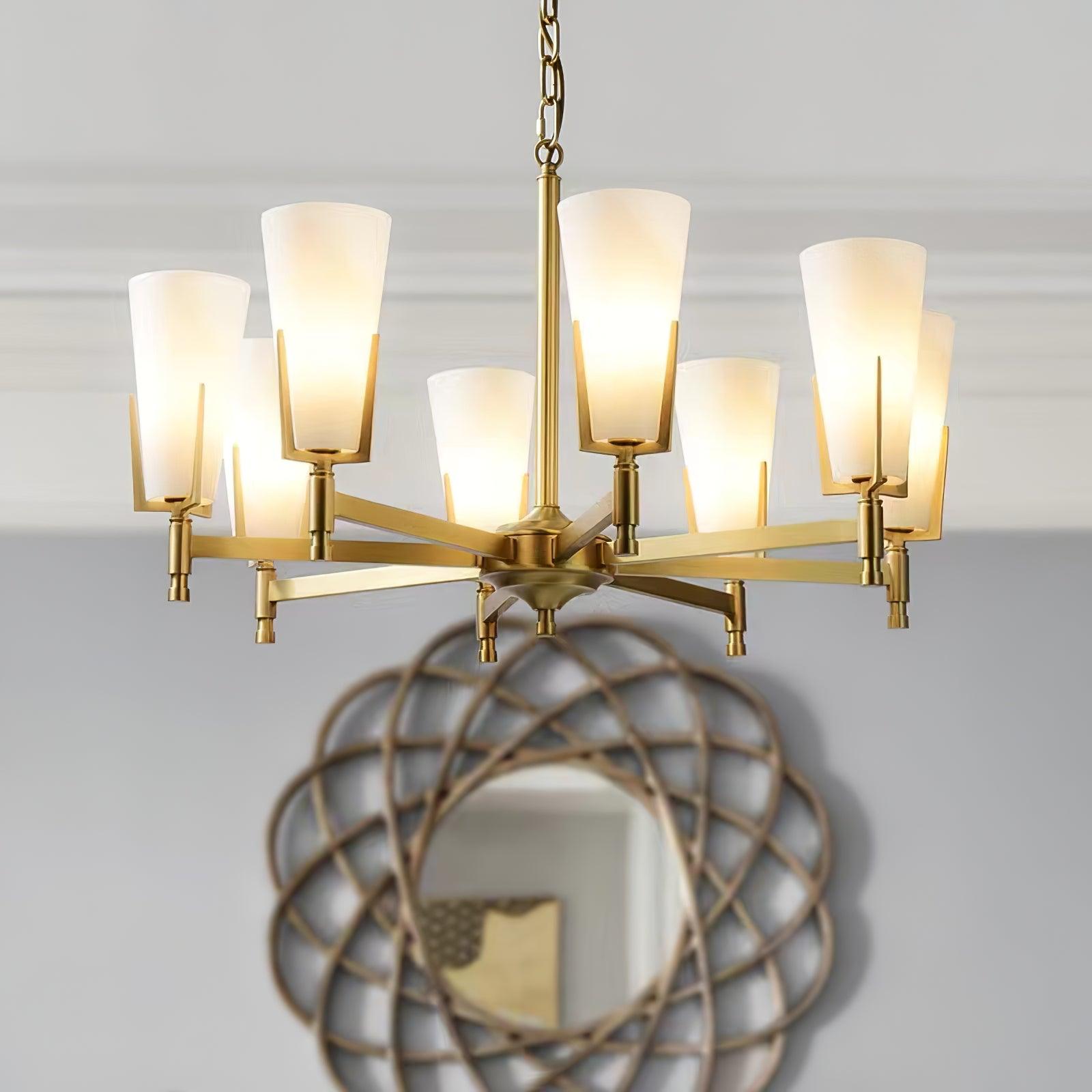 Gleam Luxury Brass Chandelier