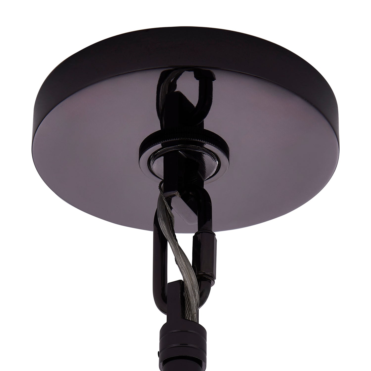 Lioroelle Chandelier Amber Glass Disc Fish Scale Brass