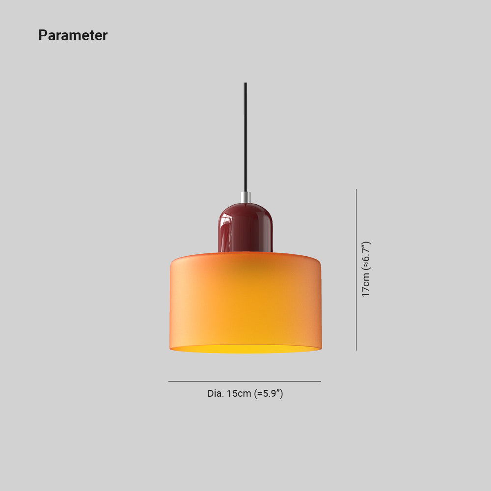 Valentina Modern Glass Kitchen Island Pendant Light - Neutral Decor