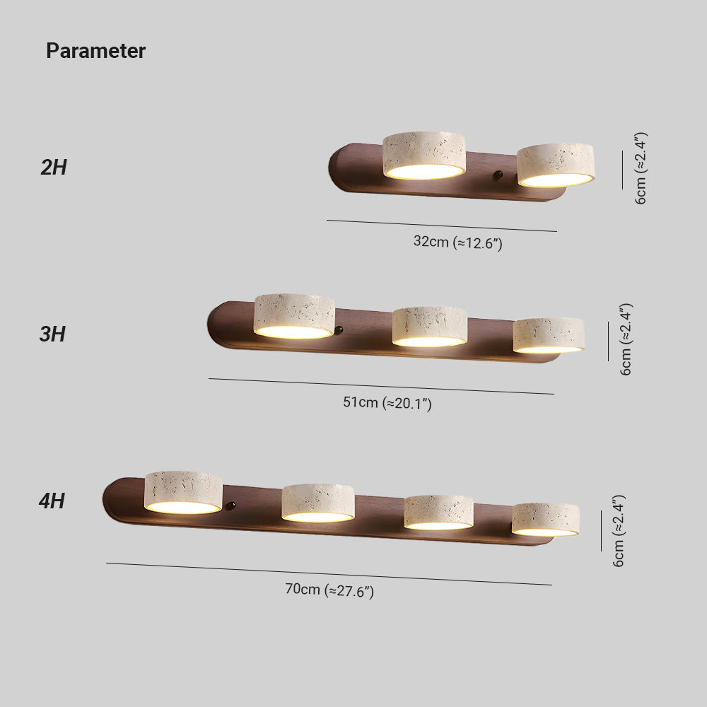 Talia Travertine Indoor Wall Light Neutral