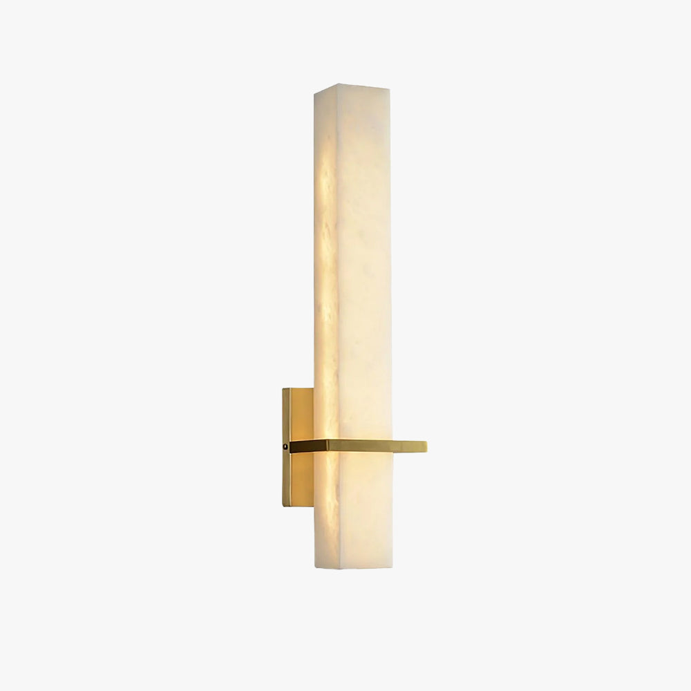 Evangeline Modern Alabaster Cuboid Wall Light