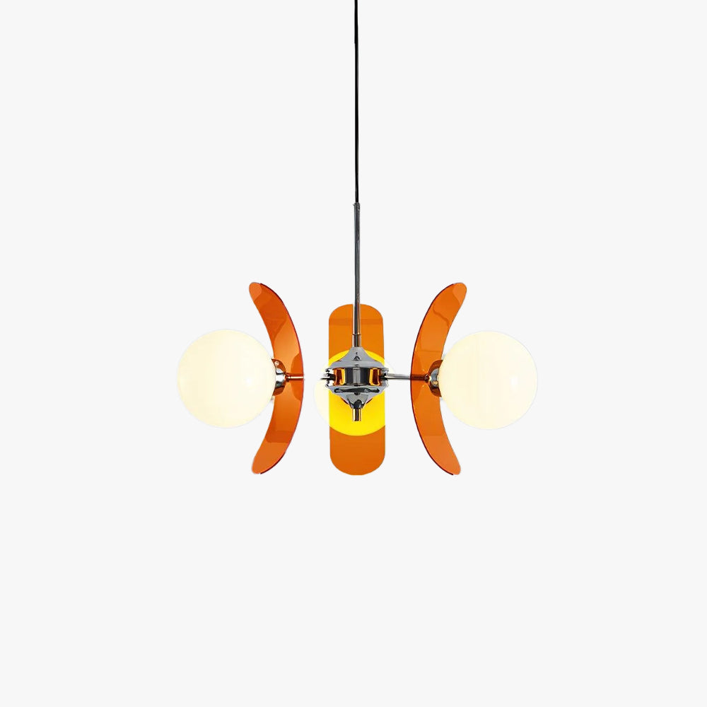 Aira  Chandelier Brown &Orange