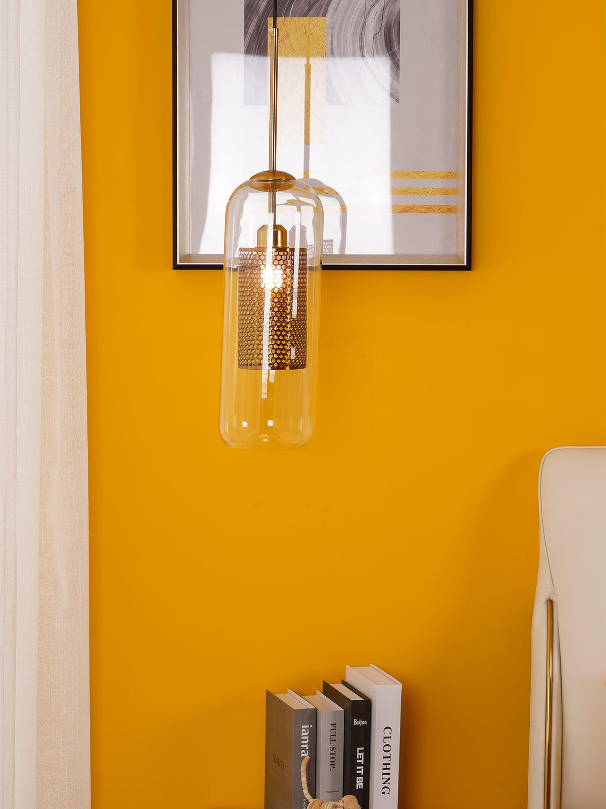Sypharil Minimalist Glass Pendant Light
