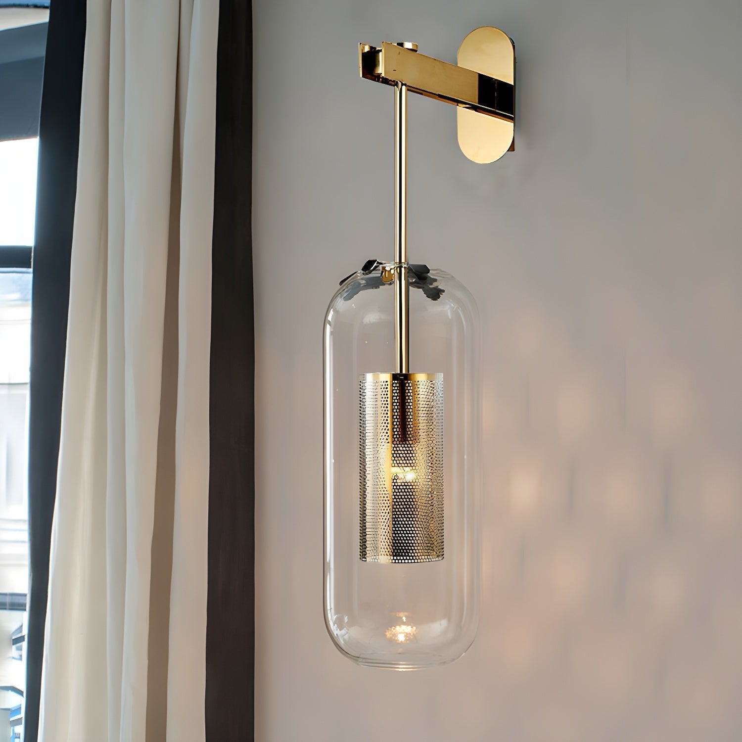 Eirinette Premium Nordic Art Glass Wall Lamp