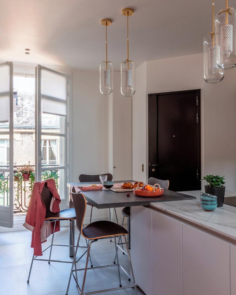 Sypharil Minimalist Glass Pendant Light