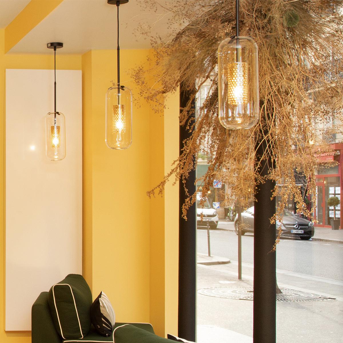Sypharil Minimalist Glass Pendant Light