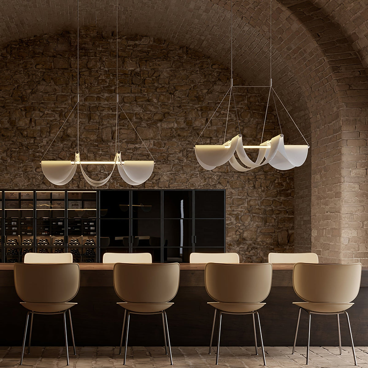 Avenuelle Postmodern Luxury Ribbon Pendant Lamp