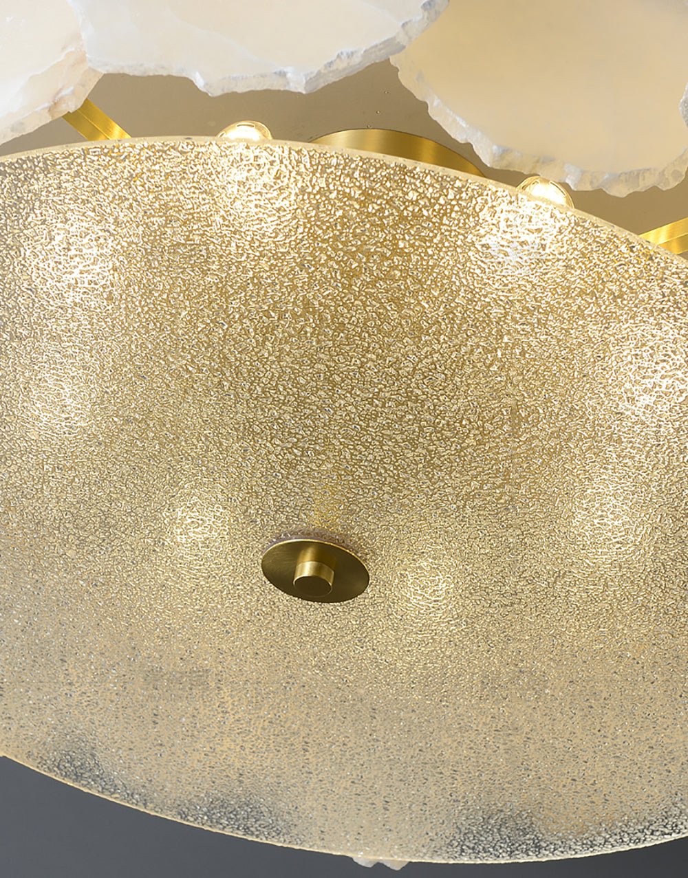 Peld Alabaster Flush Mount Light