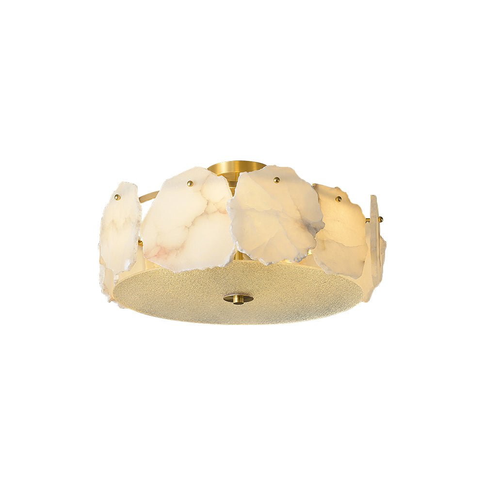 Peld Alabaster Flush Mount Light