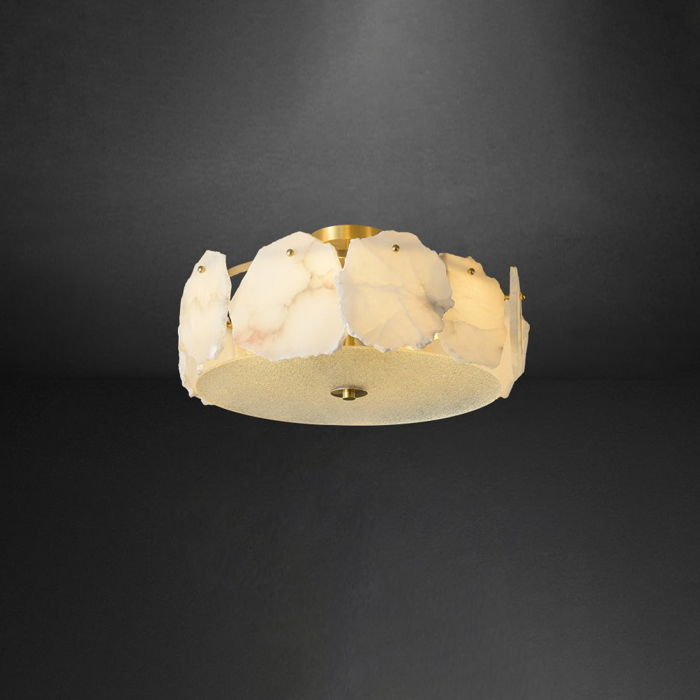 Peld Alabaster Flush Mount Light