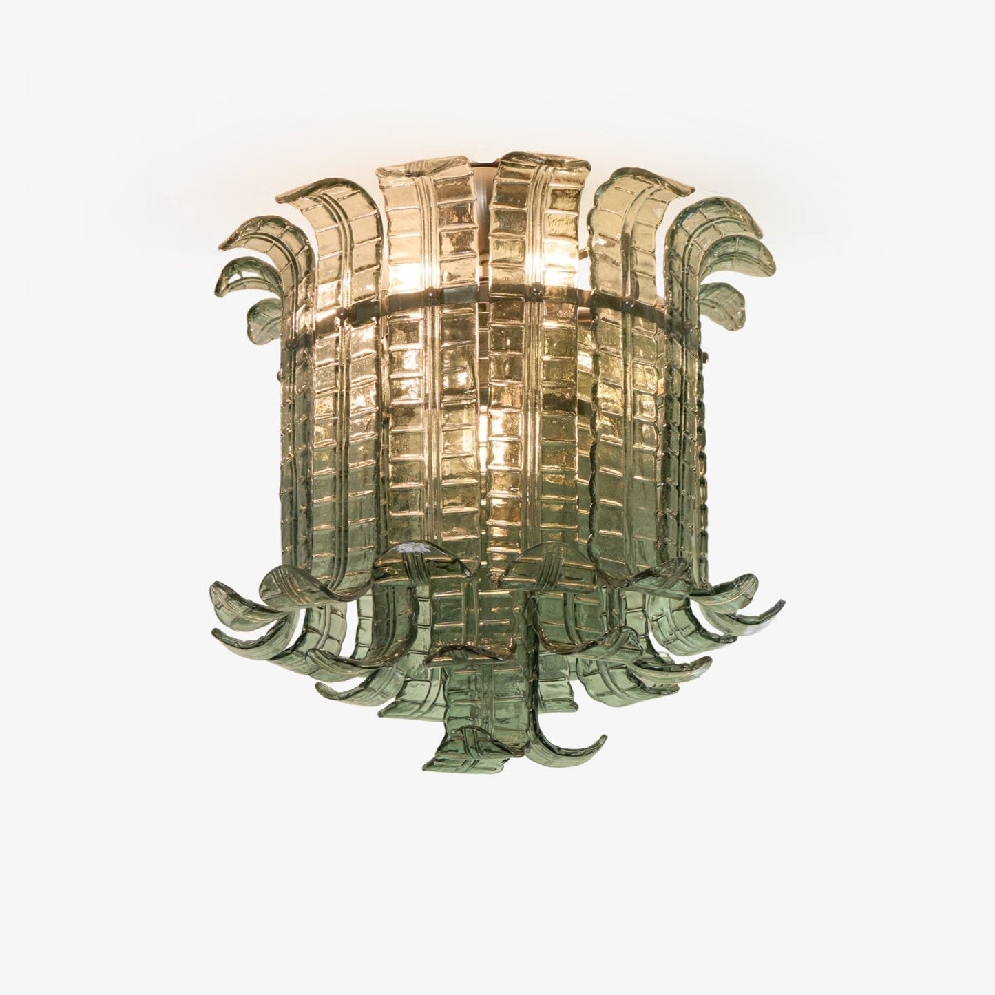 Eirisora Ceiling Lamp Murano Glass Petal Vintage